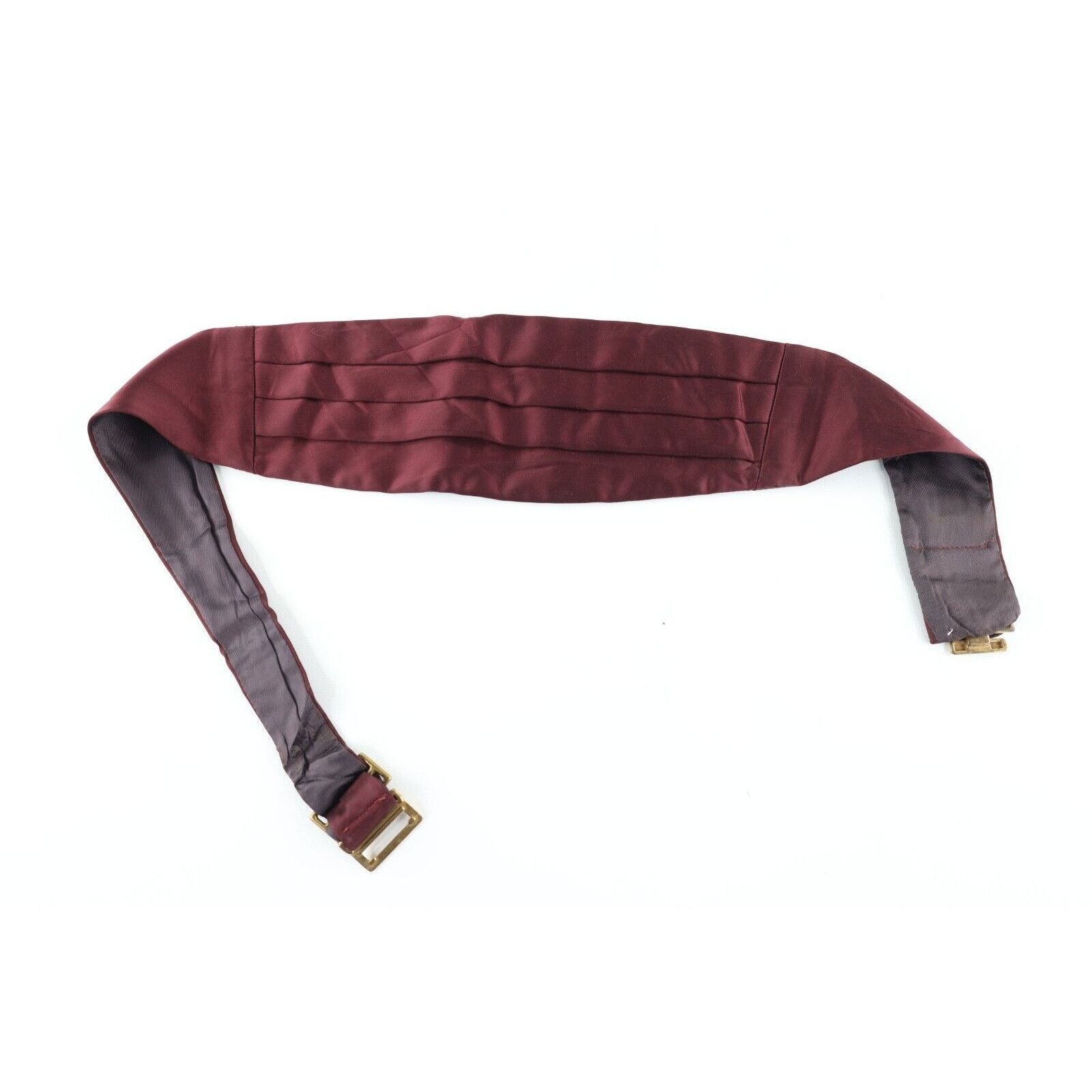 Vintage 1920s Roaring 20s Silk Tuxedo Cummerbund Red