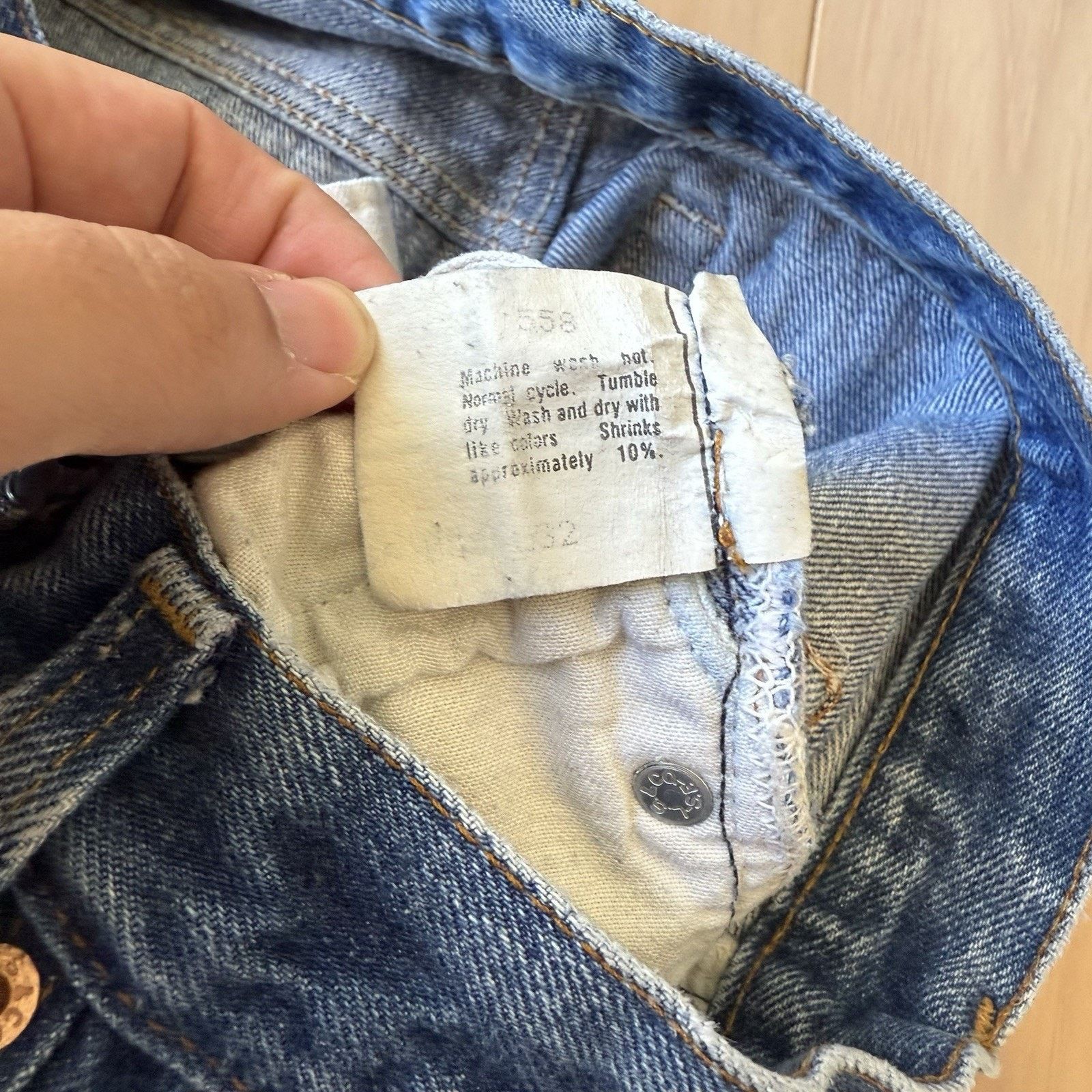 Levi's × Vintage Vintage Levis 501 Jeans 32 Blue 80s Dark Wash Made in USA Size US 32 / EU 48 - 7 Thumbnail