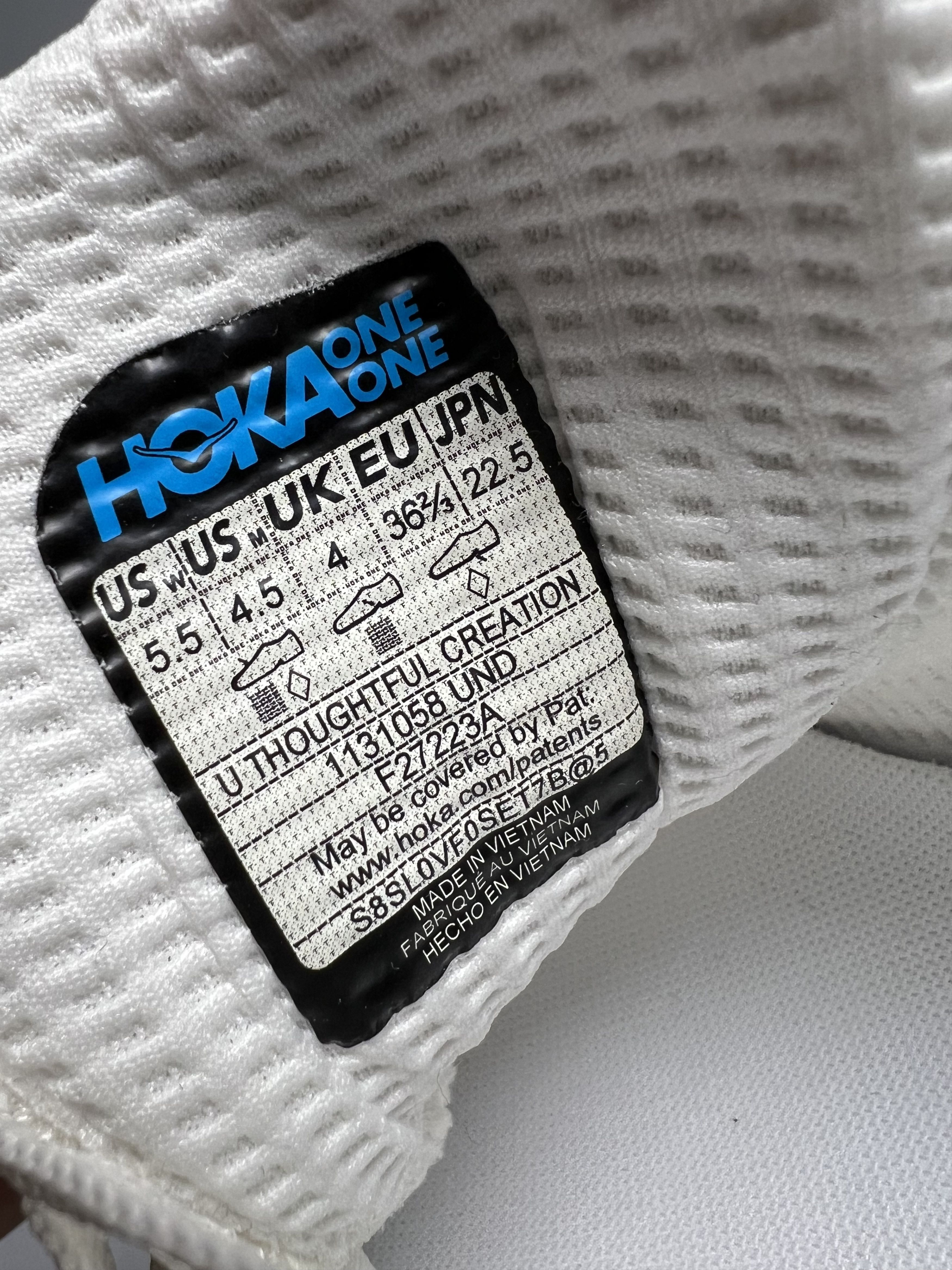 Hoka Hoka One One U Thoughtful Creation White Sneakers Size US 5.5 / IT 35.5 - 16 Thumbnail