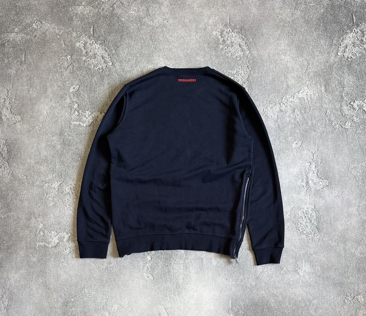 Dsquared2 Dsquared2 L/size big logo sweatshirts jumper pullover Y2K Size US L / EU 52-54 / 3 - 15 Thumbnail