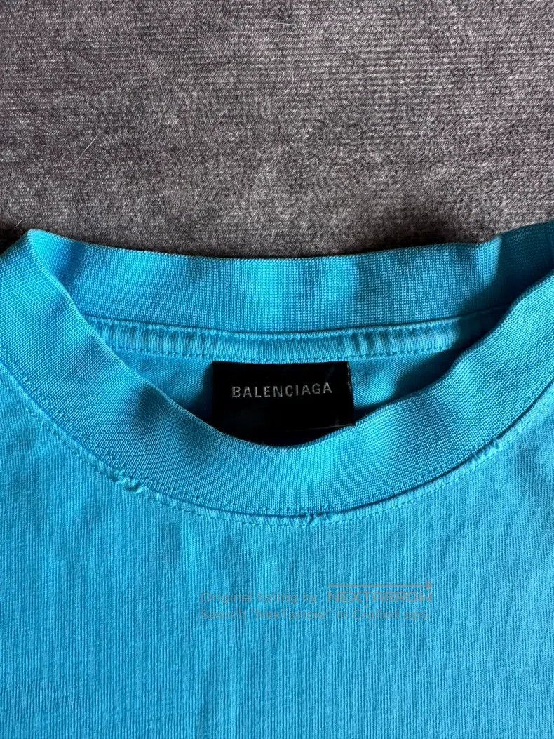 Balenciaga Balenciaga Blue Wave Cracked Pattern Coca-Cola Logo Short Size US XS / EU 42 / 0 - 3 Thumbnail