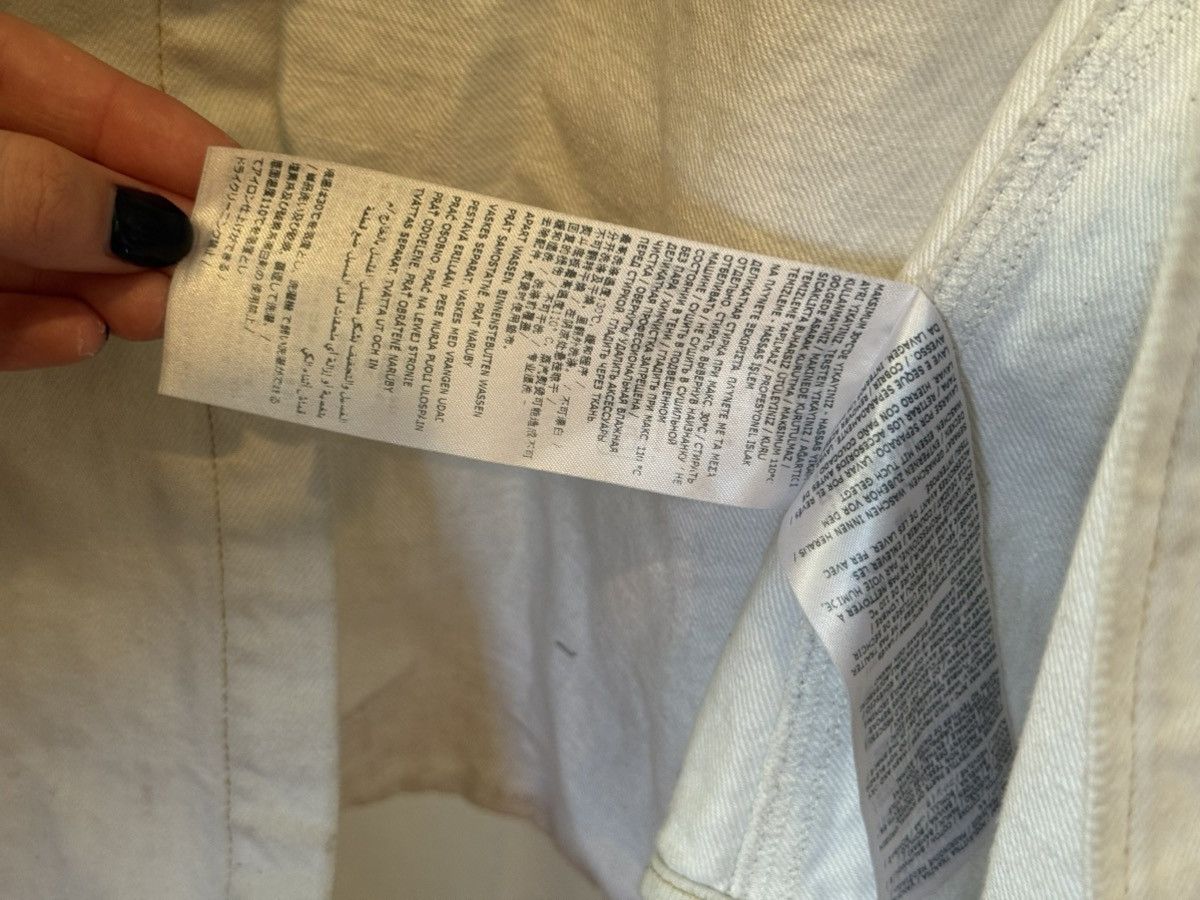 Maison Margiela Maison Margiela selvedge oversized white denim jacket Size US L / EU 52-54 / 3 - 8 Thumbnail