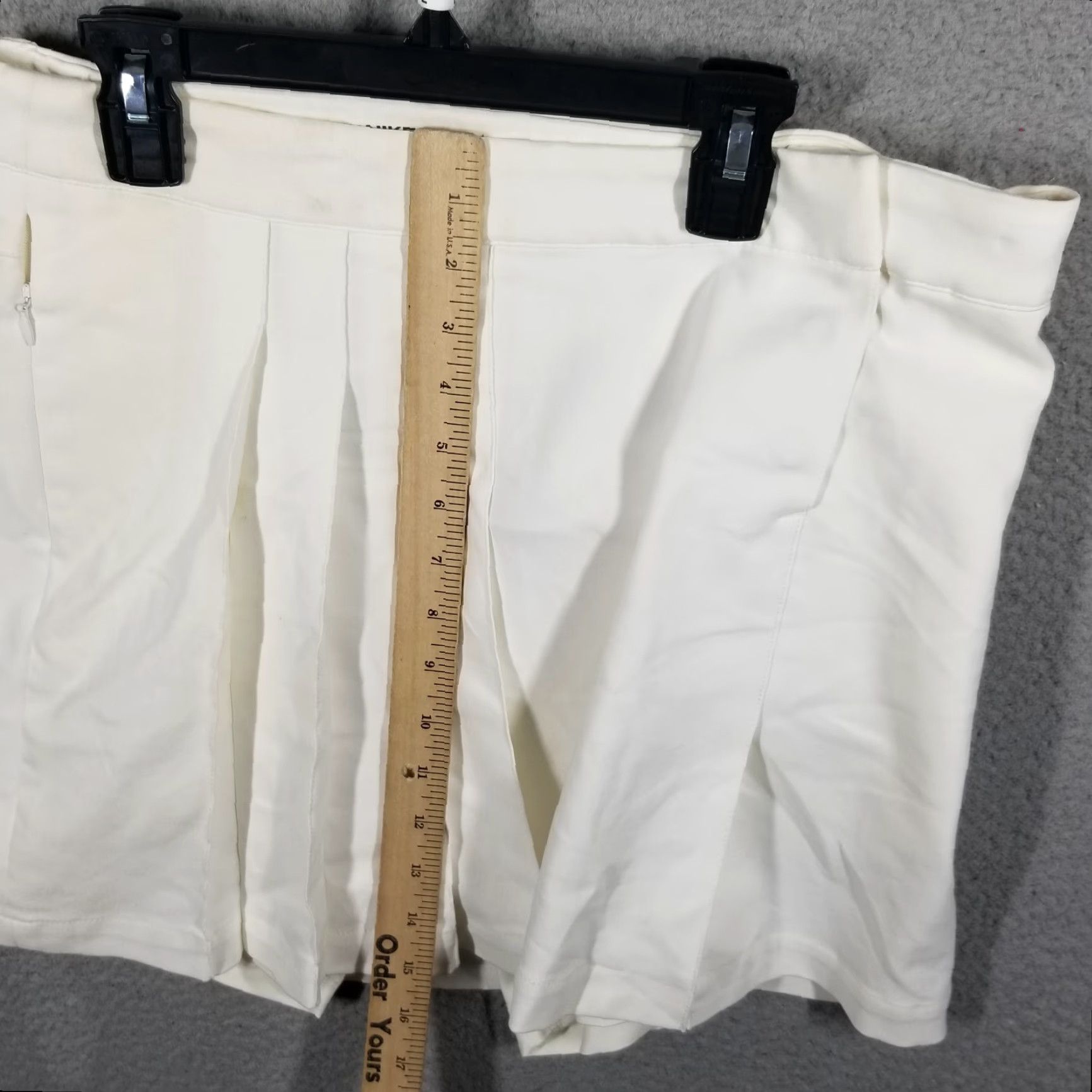 Nike Nike Golf Pleated Skirt Womens 8 White Dri Fit Tour Premium NEW Size 30" / US 8 / IT 44 - 6 Thumbnail