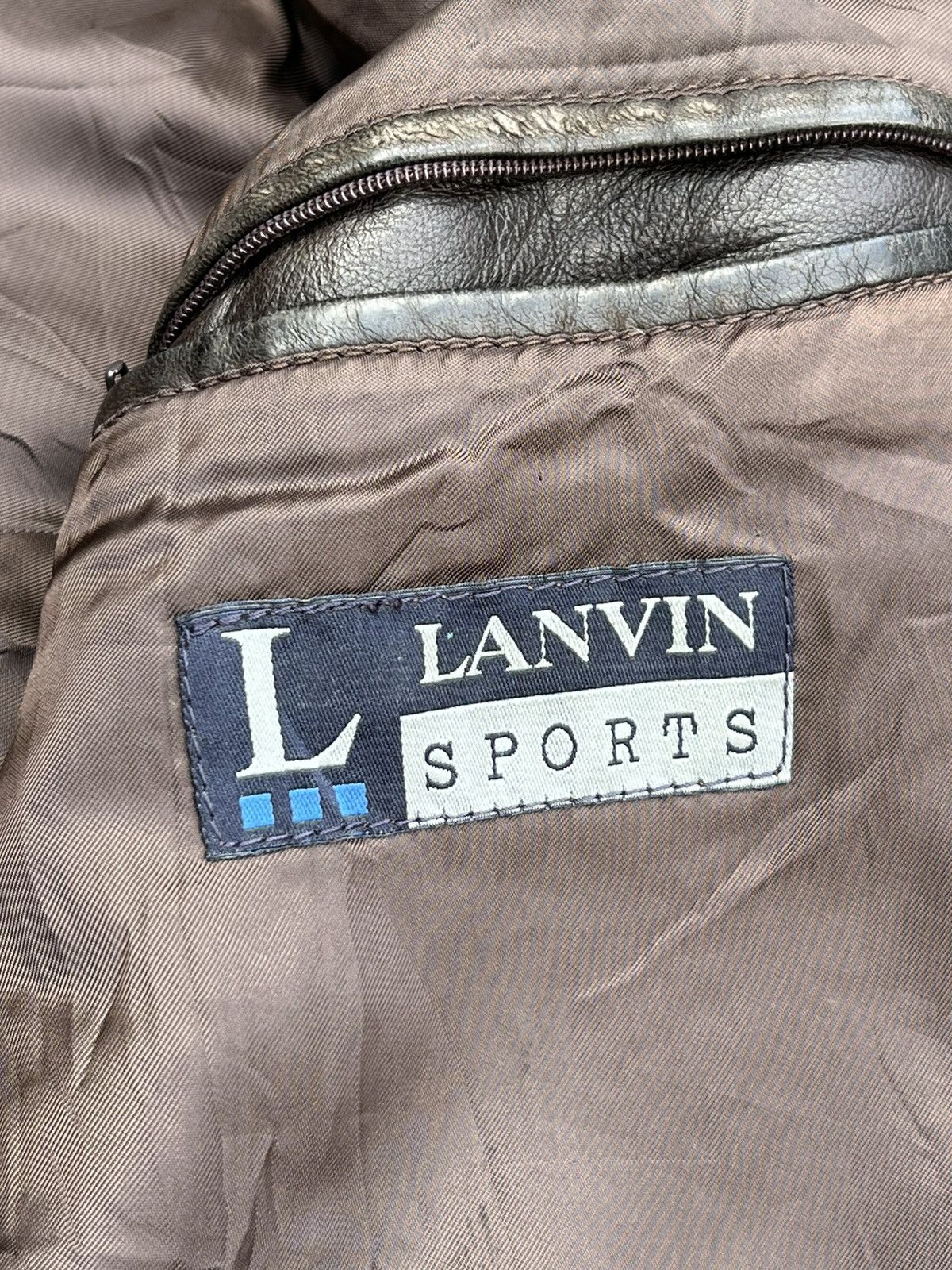 Lanvin Vintage Lanvin Sports Italian Leather Car Coat - Large Size US L / EU 52-54 / 3 - 3 Thumbnail