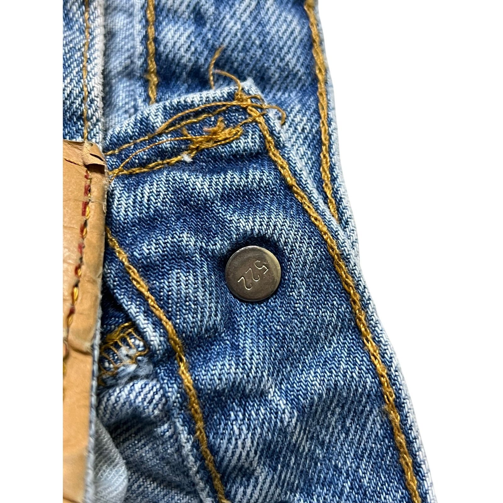 Levi's Levi’s 501 Jeans USA Vintage 90s Button Fly Denim 35x29 Size US 38 / EU 54 - 10 Thumbnail