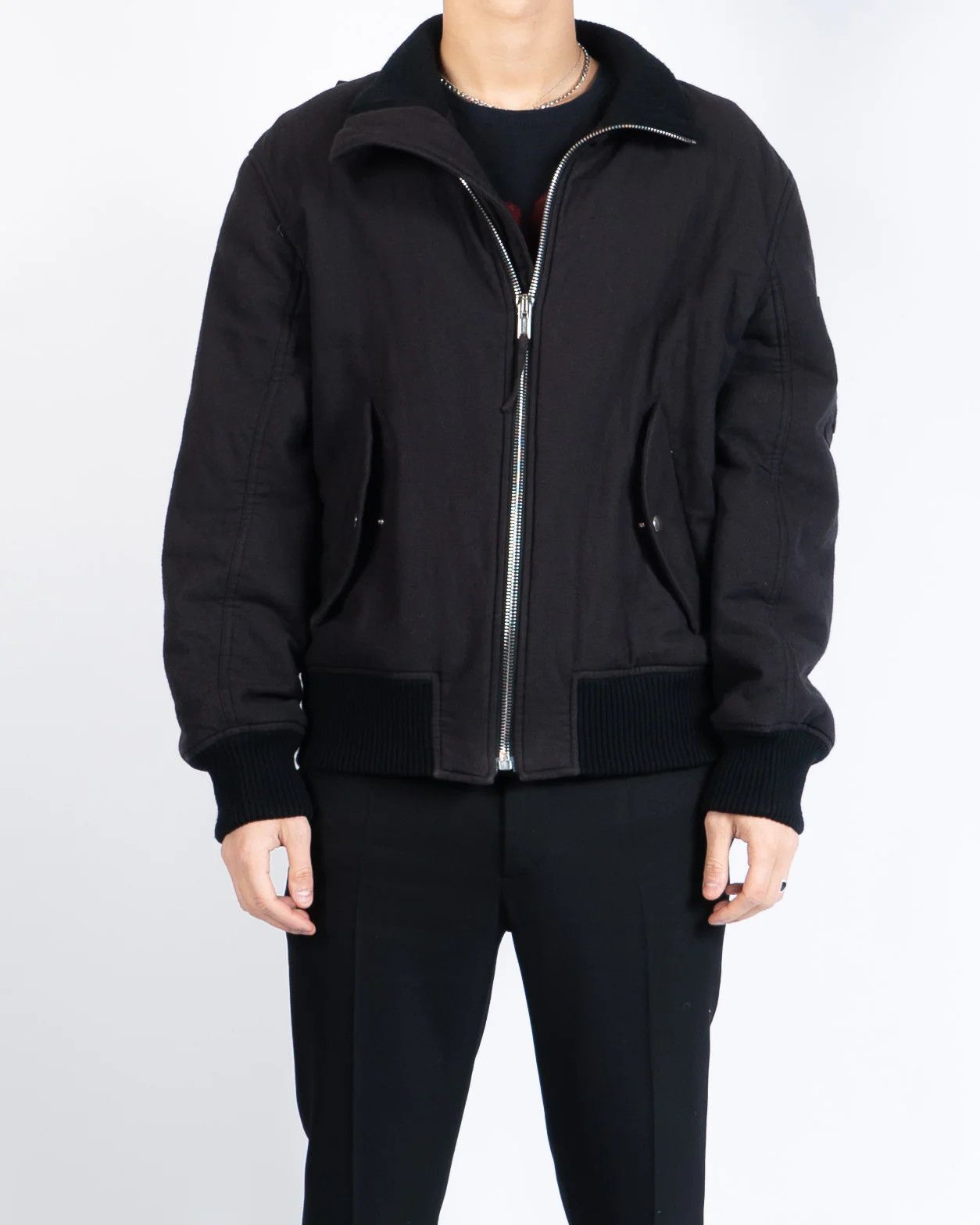 Helmut Lang Bondage Strapped Bomber Jacket Size US M / EU 48-50 / 2 - 3 Thumbnail