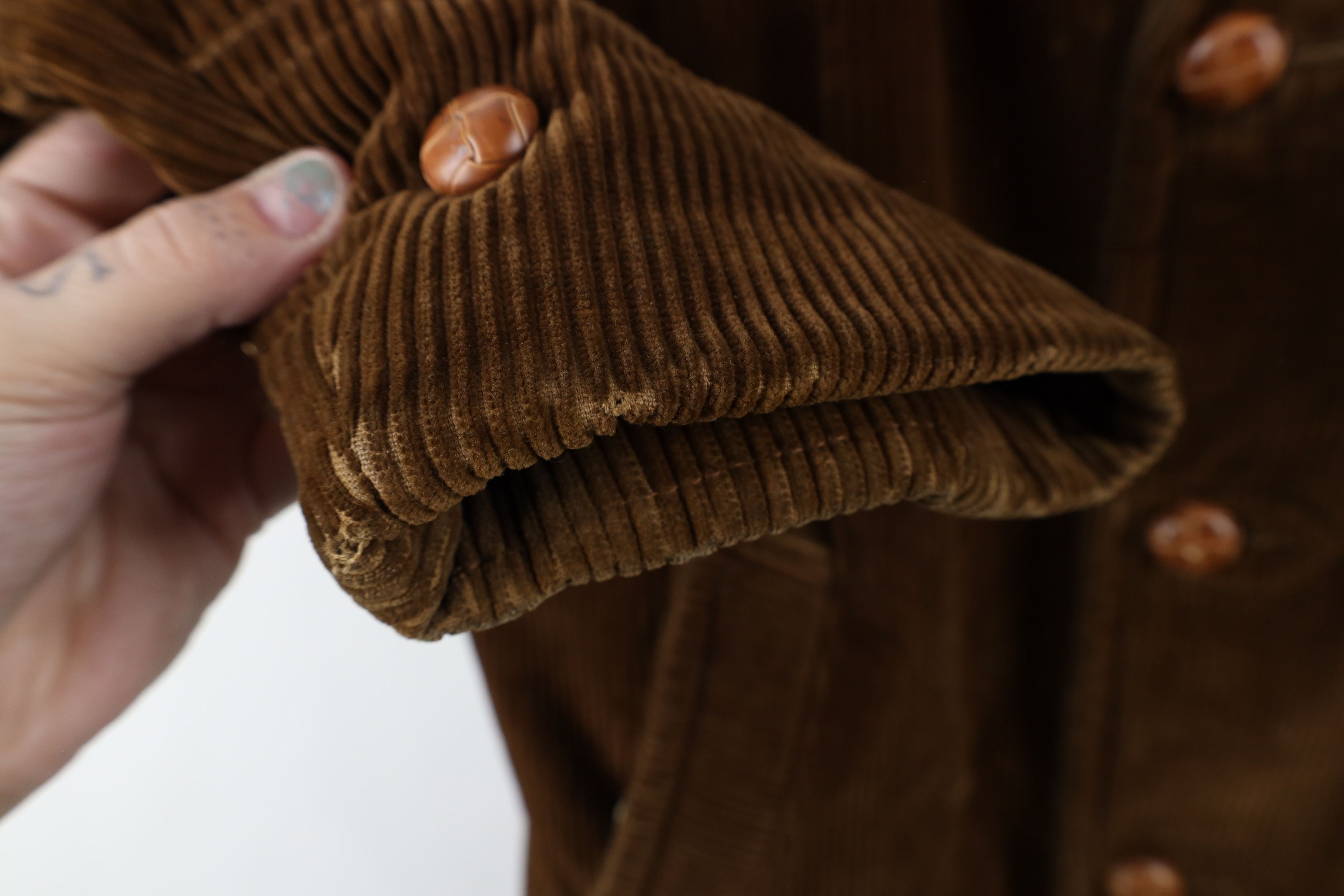 Vintage Vintage 60s 70s Streetwear Fleece Lined Corduroy Jacket USA Size US L / EU 52-54 / 3 - 9 Thumbnail