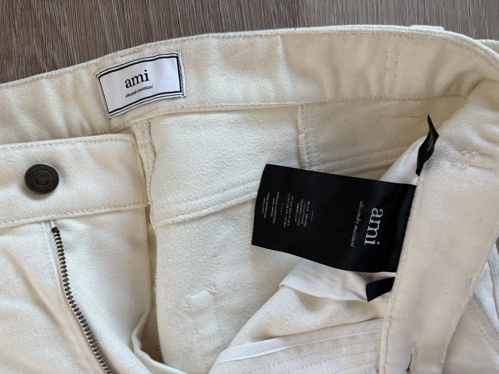 AMI AMI moleskin painter pants, off white color Size US 32 / EU 48 - 4 Thumbnail
