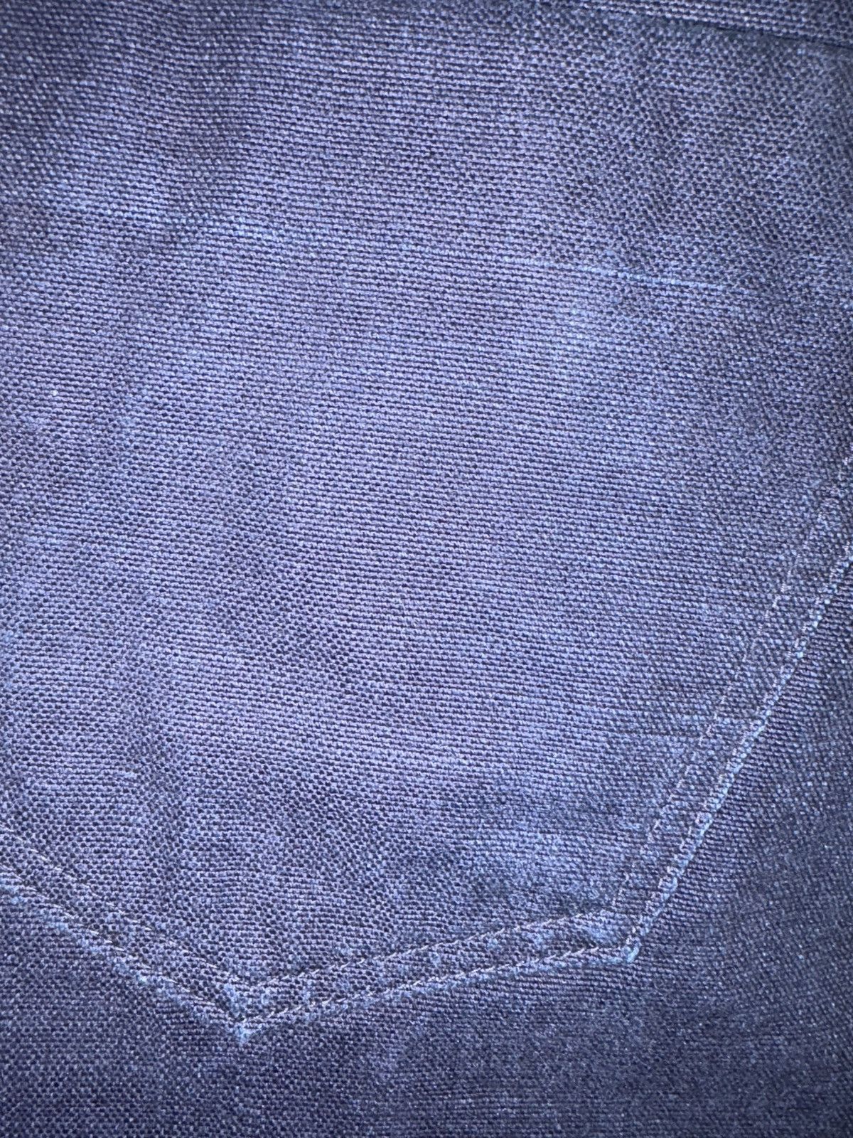 KOZABURO Kozaburo AW21 Indigo Plainweave 3D tailored trousers Size US 30 / EU 46 - 3 Thumbnail