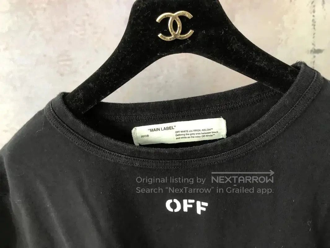 Off-White Off-White Black Men's Short Sleeve T-Shirt . Size US S / EU 44-46 / 1 - 2 Thumbnail
