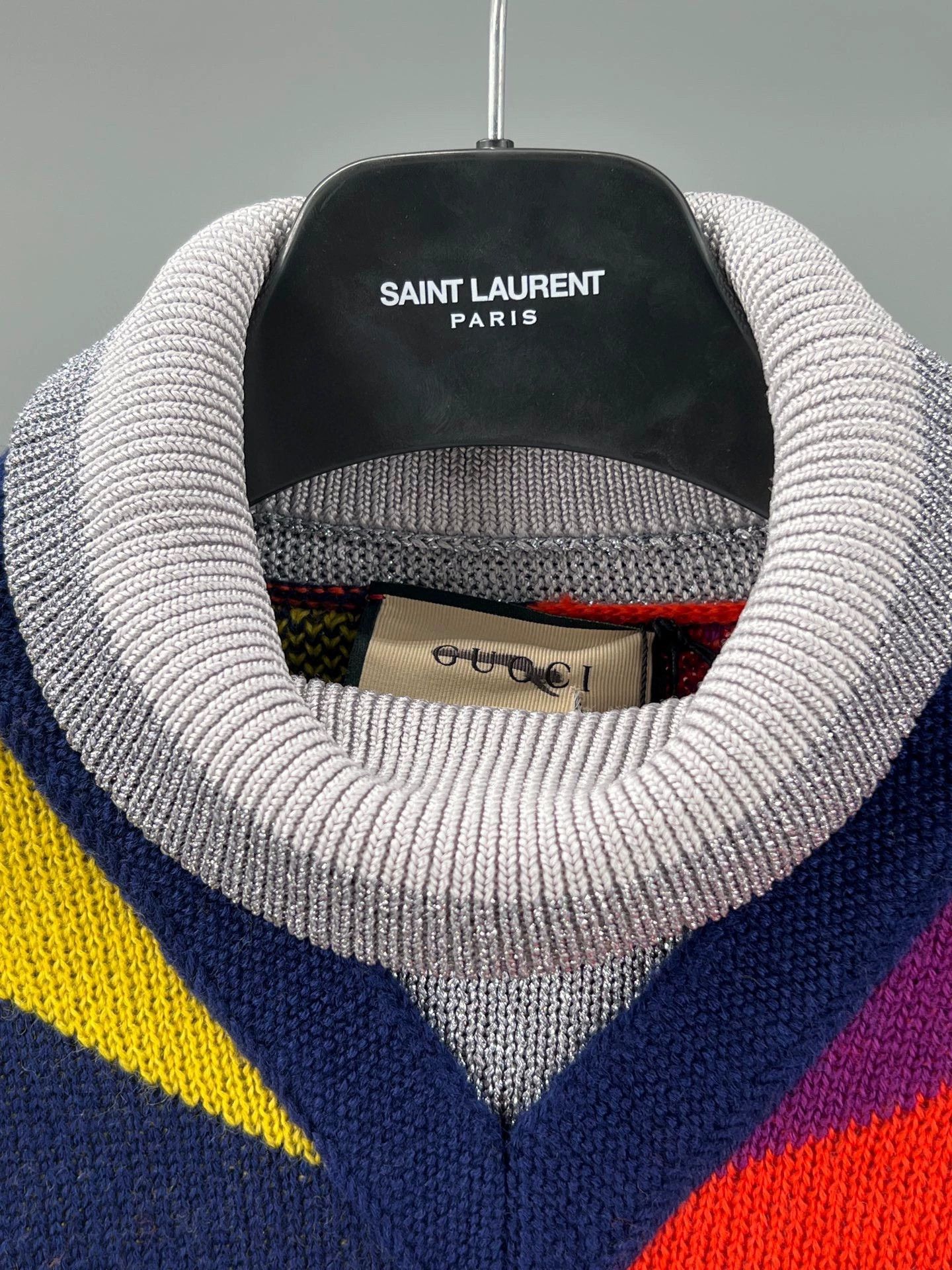 Gucci gucci colorful wool pullover sweater for men Size US S / EU 44-46 / 1 - 2 Thumbnail