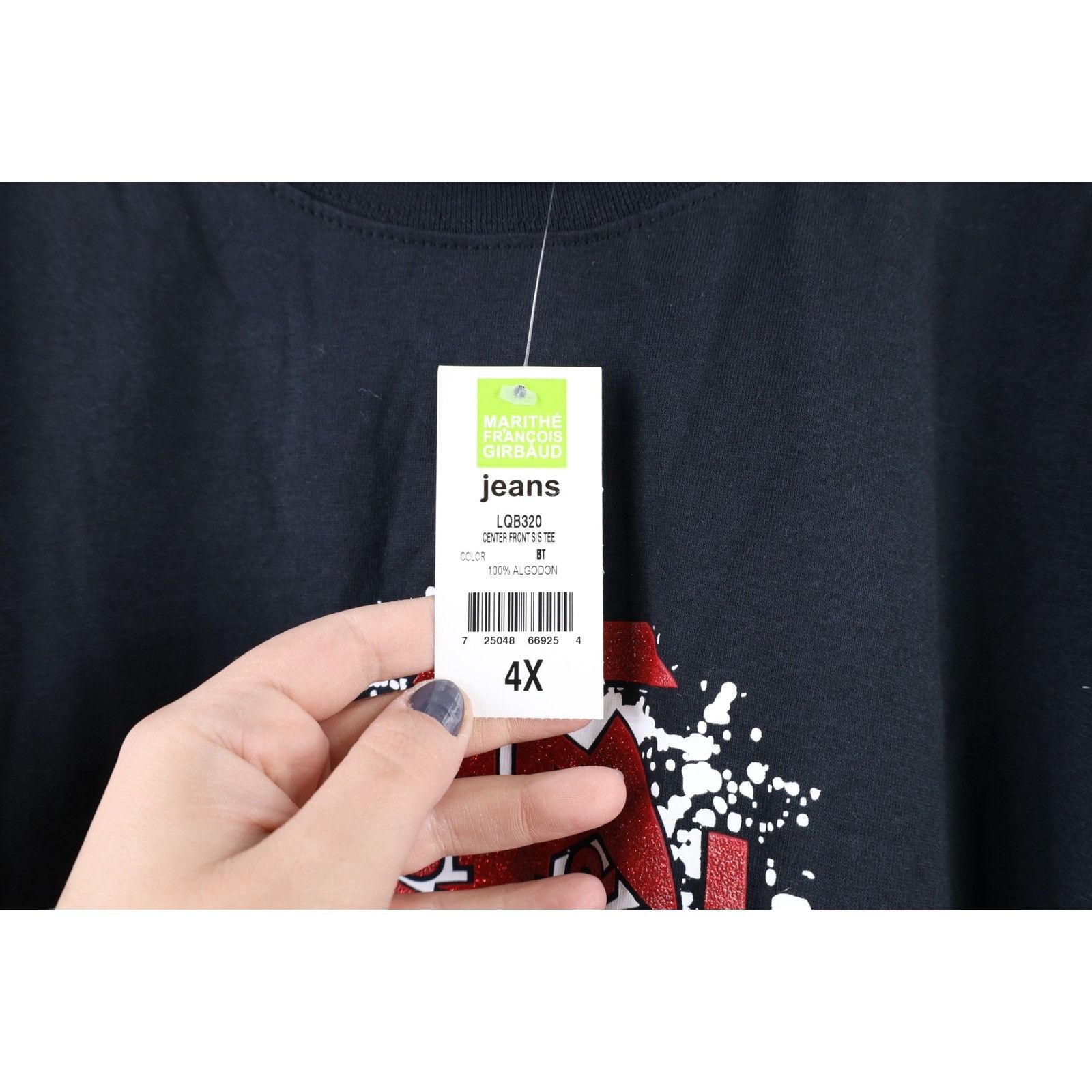 Marithe + Francois Girbaud × Vintage NOS Vintage Marithe Francois Girbaud Baggy T-Shirt 4XL Size US XXL / EU 58 / 5 - 6 Thumbnail