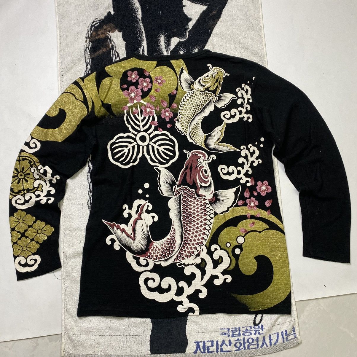 Designer × Japanese Brand × Other Vintage Sukajan Long sleeve y2k lgb style Size US L / EU 52-54 / 3 - 2 Thumbnail