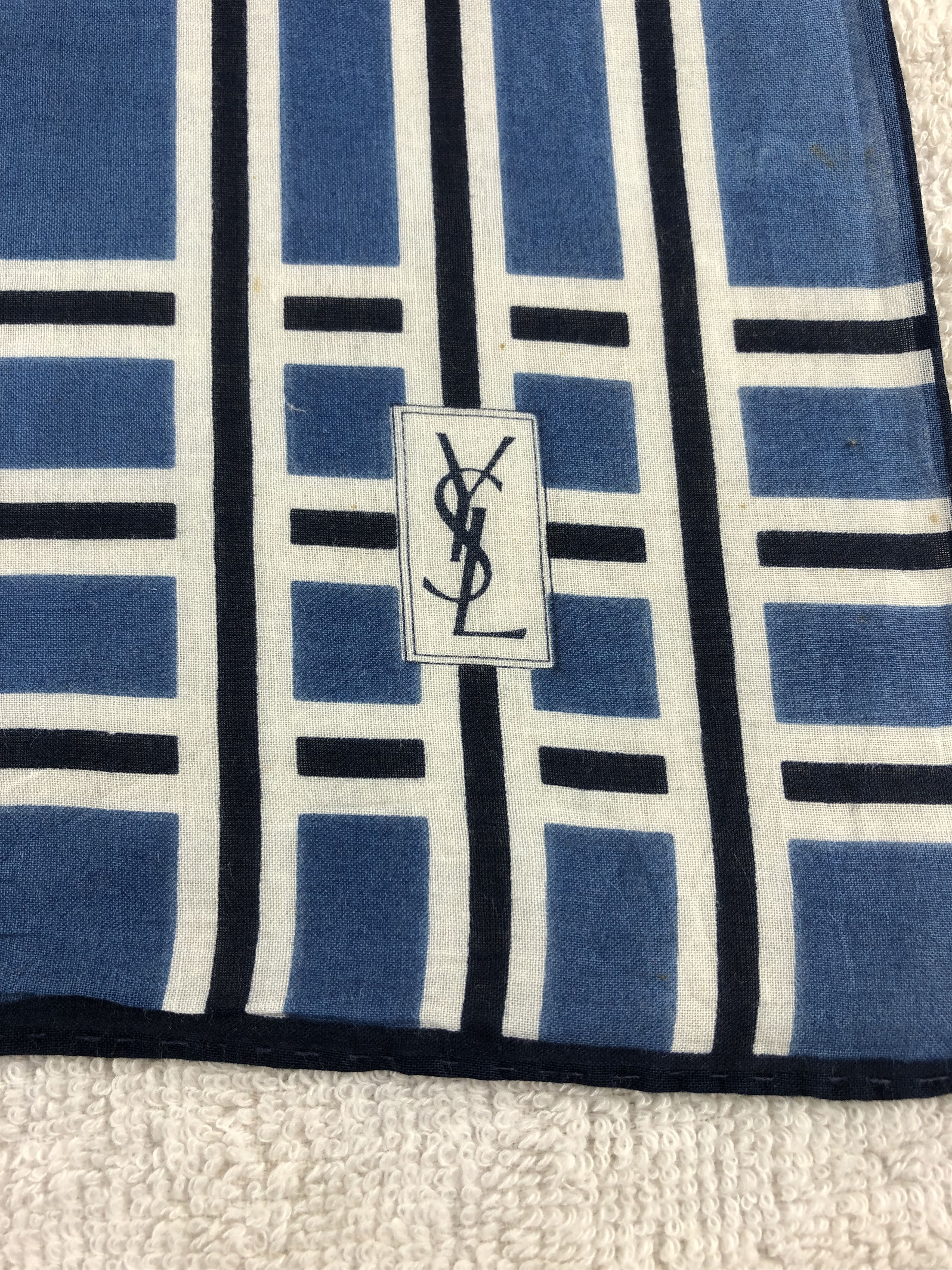 Yves Saint Laurent Yves Saint Laurent Handkerchief / Bandana / Neckerchief Size ONE SIZE - 5 Thumbnail