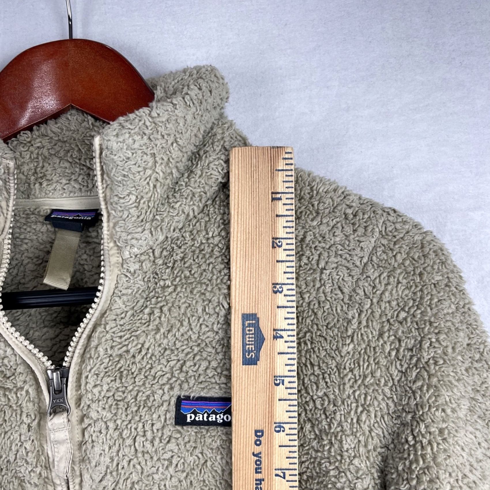 Patagonia Patagonia Sweater Womens XS Beige Quarter Zip Up Fleece Deep Pile Size XS / US 0-2 / IT 36-38 - 6 Thumbnail