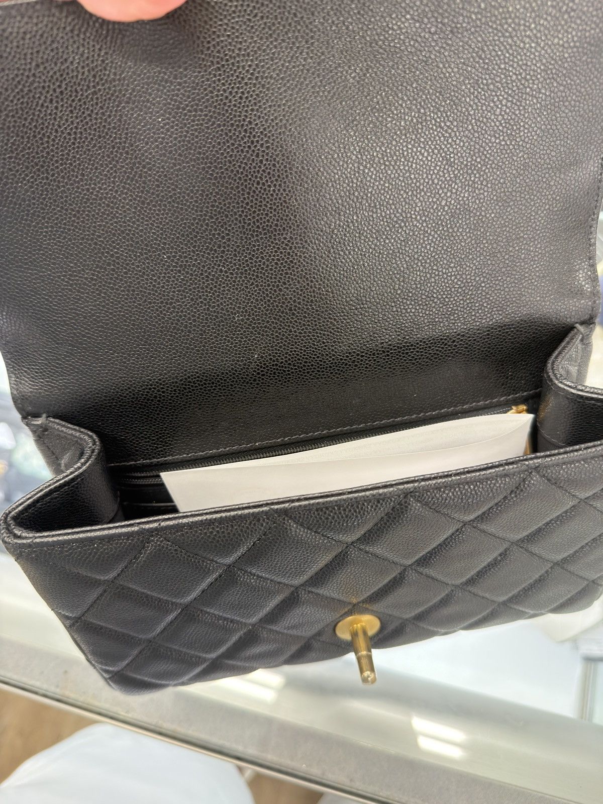 Chanel Chanel Small Classic Flap Black Caviar GHW Size ONE SIZE - 5 Thumbnail