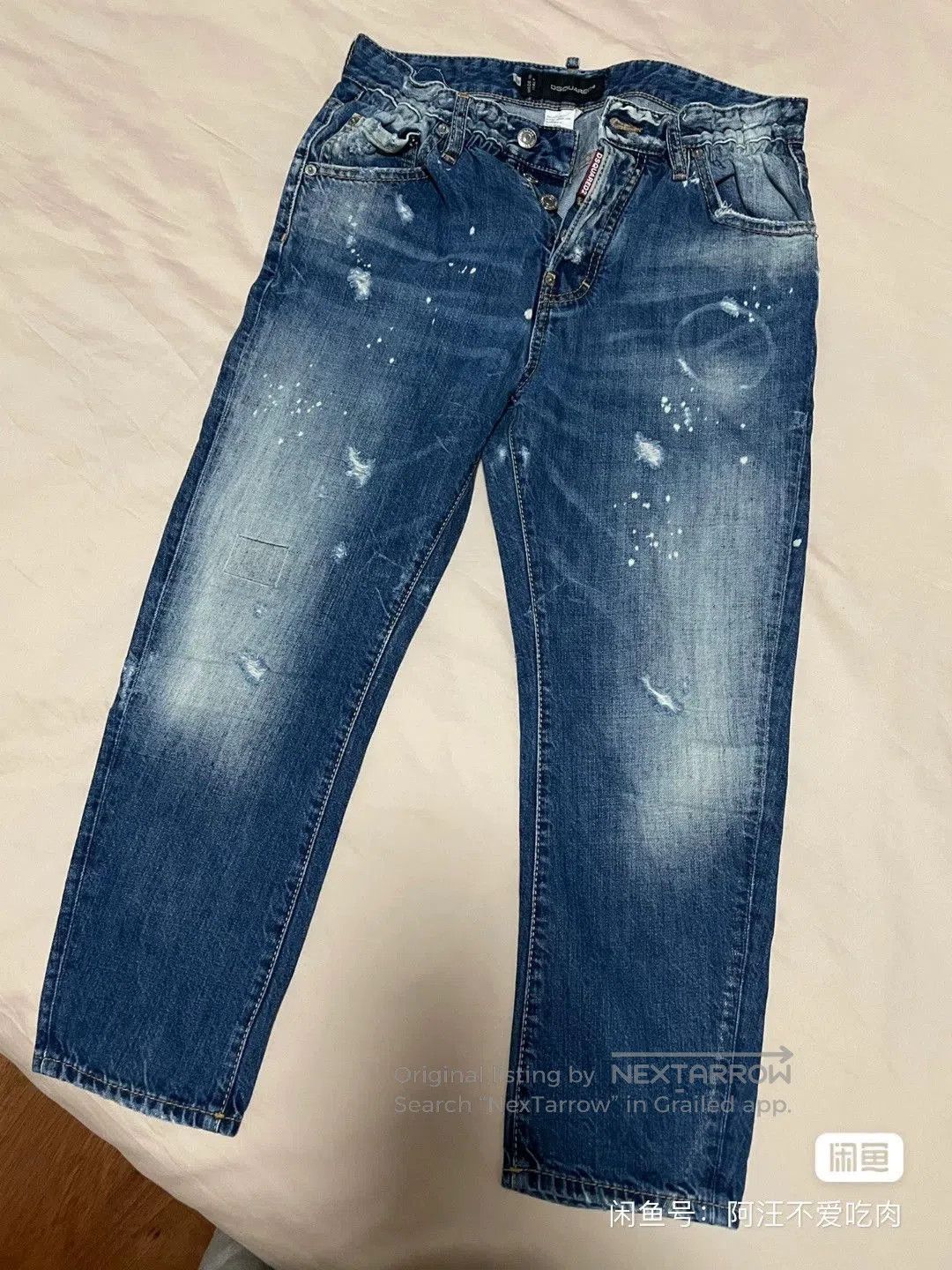 Dsquared2 dsquared2 nine-point tapered jeans size 44. Size US 44 / EU 60 - 1 Thumbnail