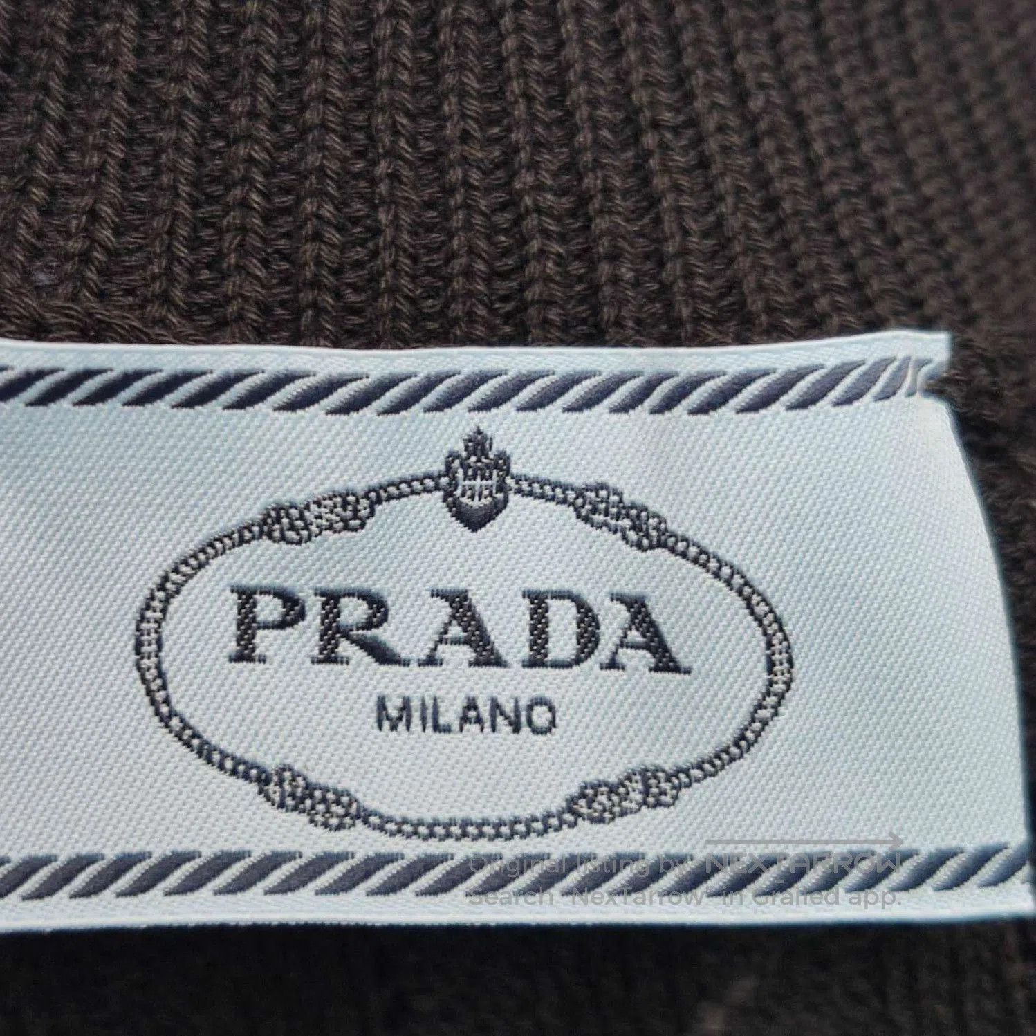 Prada Prada Black Cotton Turtleneck Knit Sweater . Size S / US 4 / IT 40 - 5 Thumbnail
