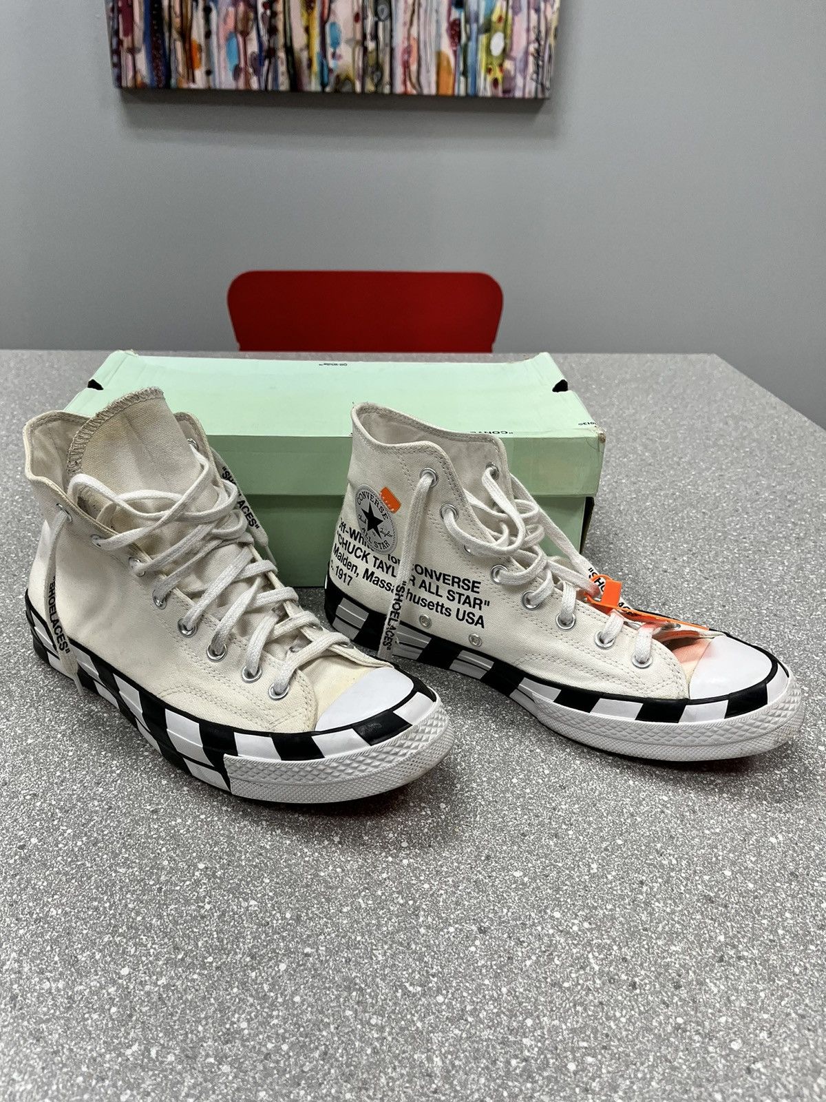 Converse Off White Off White Converse Chuck 70 Size 10.5 US Grailed