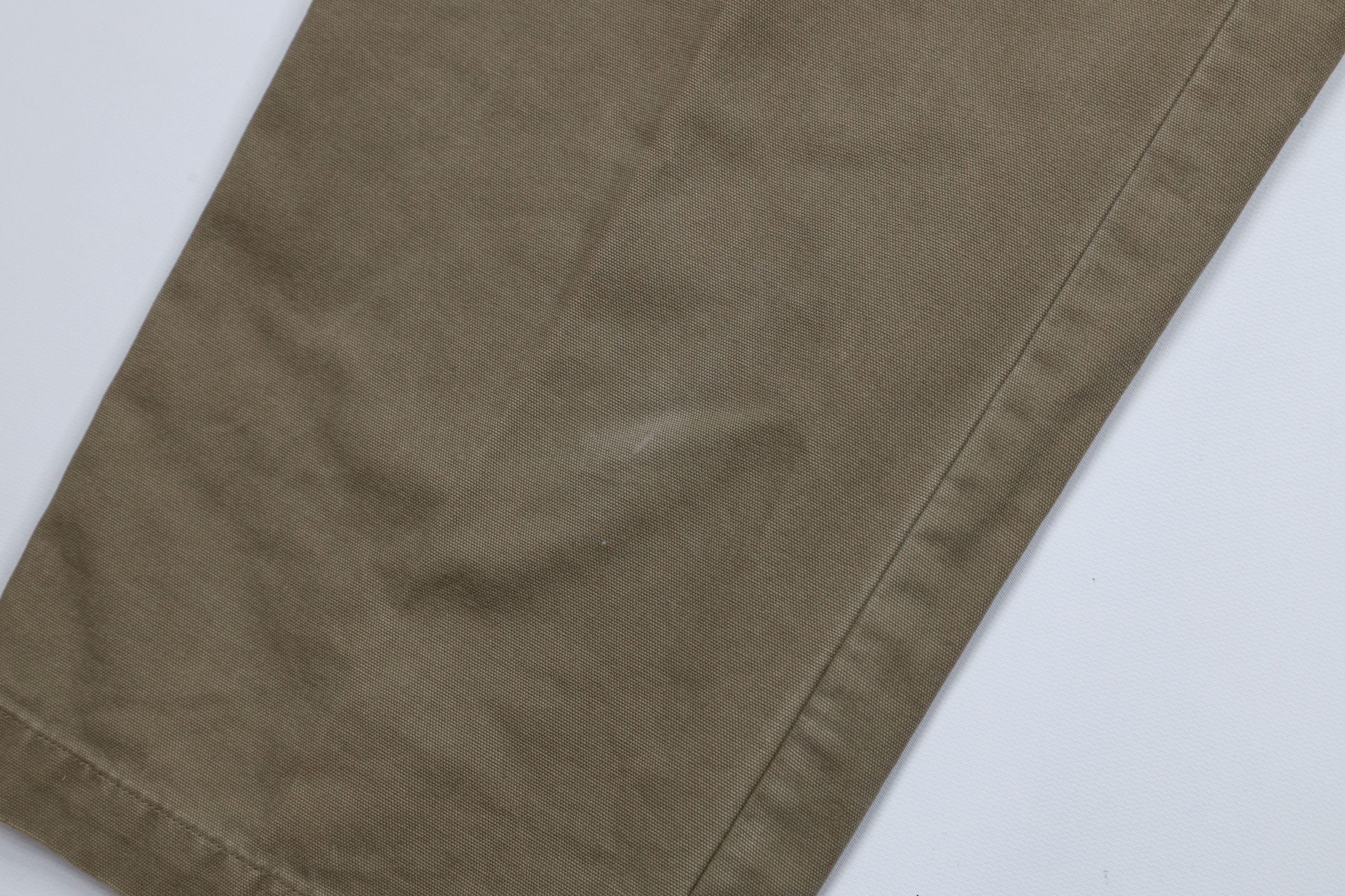 Columbia × Vintage Vintage Columbia Wide Leg Canvas Dungaree Pants Beige Size US 36 / EU 52 - 5 Thumbnail