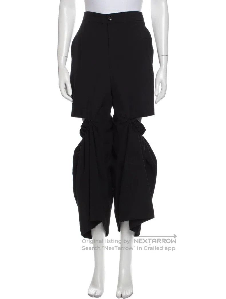 Other Comme Des Garcons size S Distressed black trousers Size 24" / US 00 / IT 34 - 2 Thumbnail