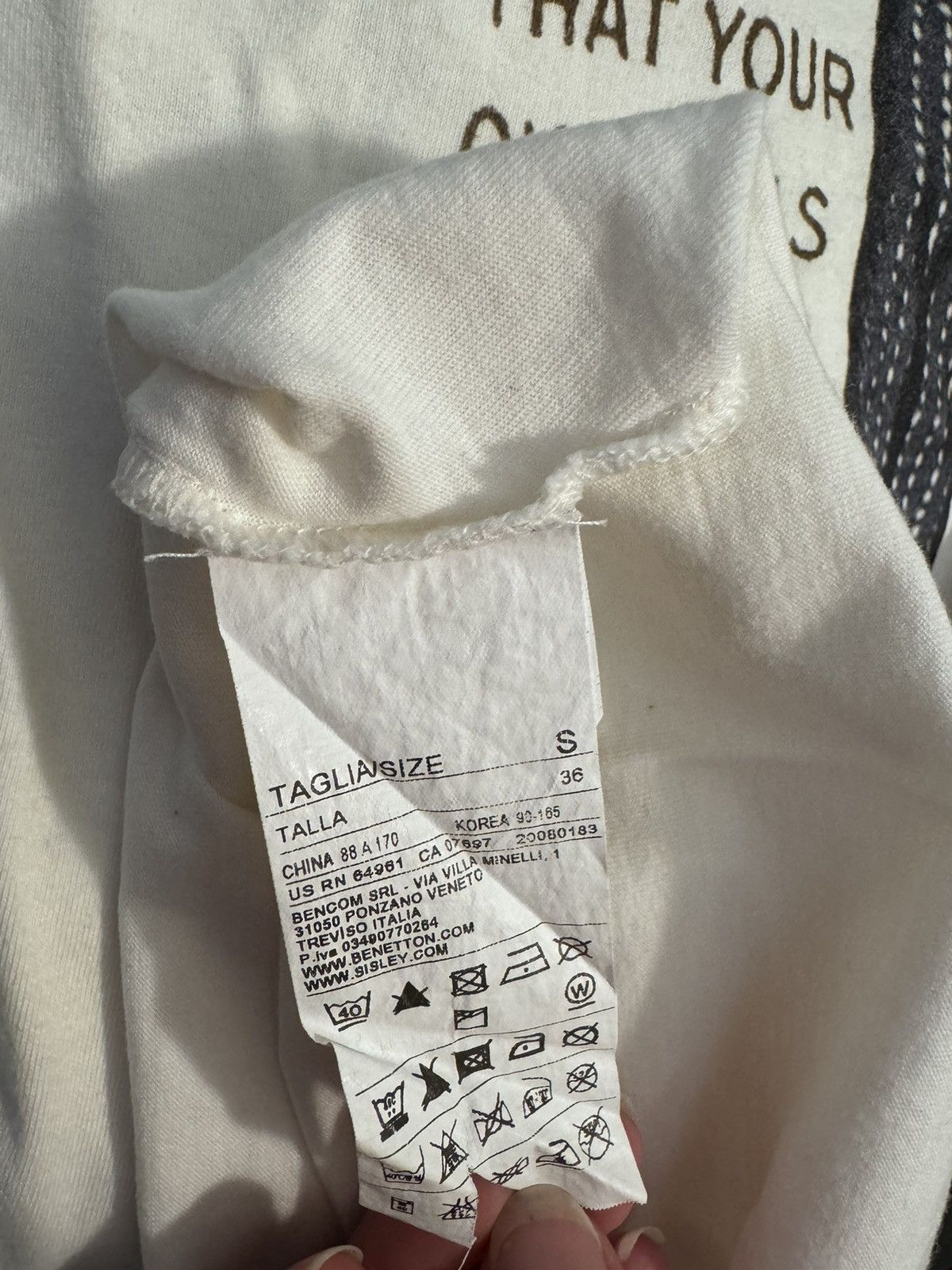 Sisley Cram Sisley y2k t-shirt Size M / US 6-8 / IT 42-44 - 4 Thumbnail