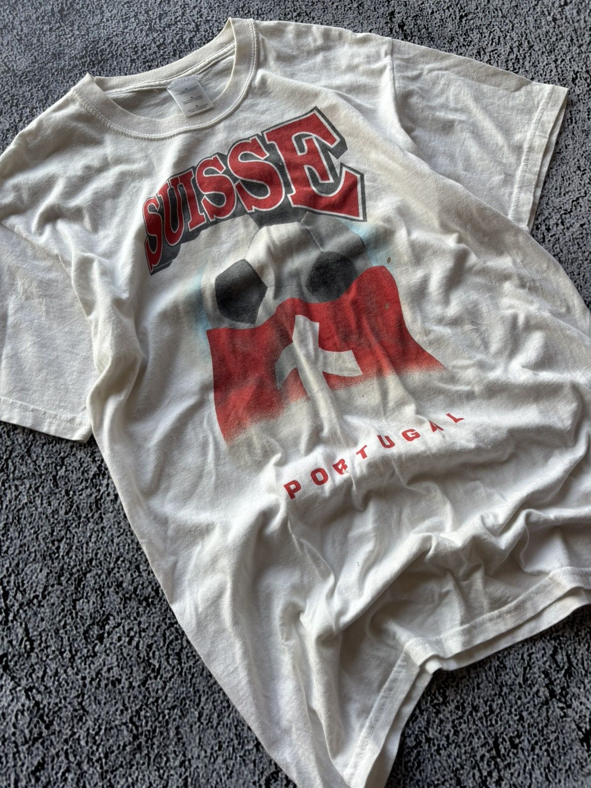Other RARE 1994 Vintage football T shirt Suisse Size US M / EU 48-50 / 2 - 3 Thumbnail