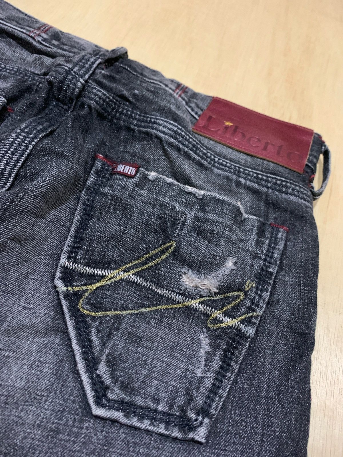 Hysteric Glamour × If Six Was Nine × Japanese Brand Liberto Distressed Denim Ifsixwasnine Style Size US 32 / EU 48 - 7 Thumbnail