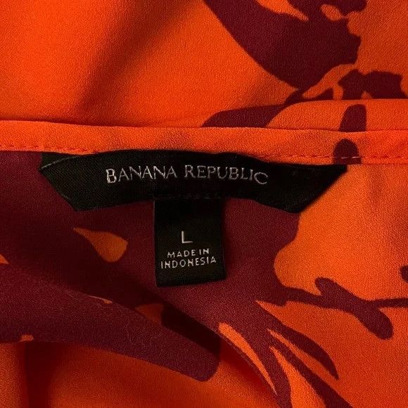 Banana Republic Banana Republic Lily Print Tank Top size Large Size L / US 10 / IT 46 - 4 Thumbnail