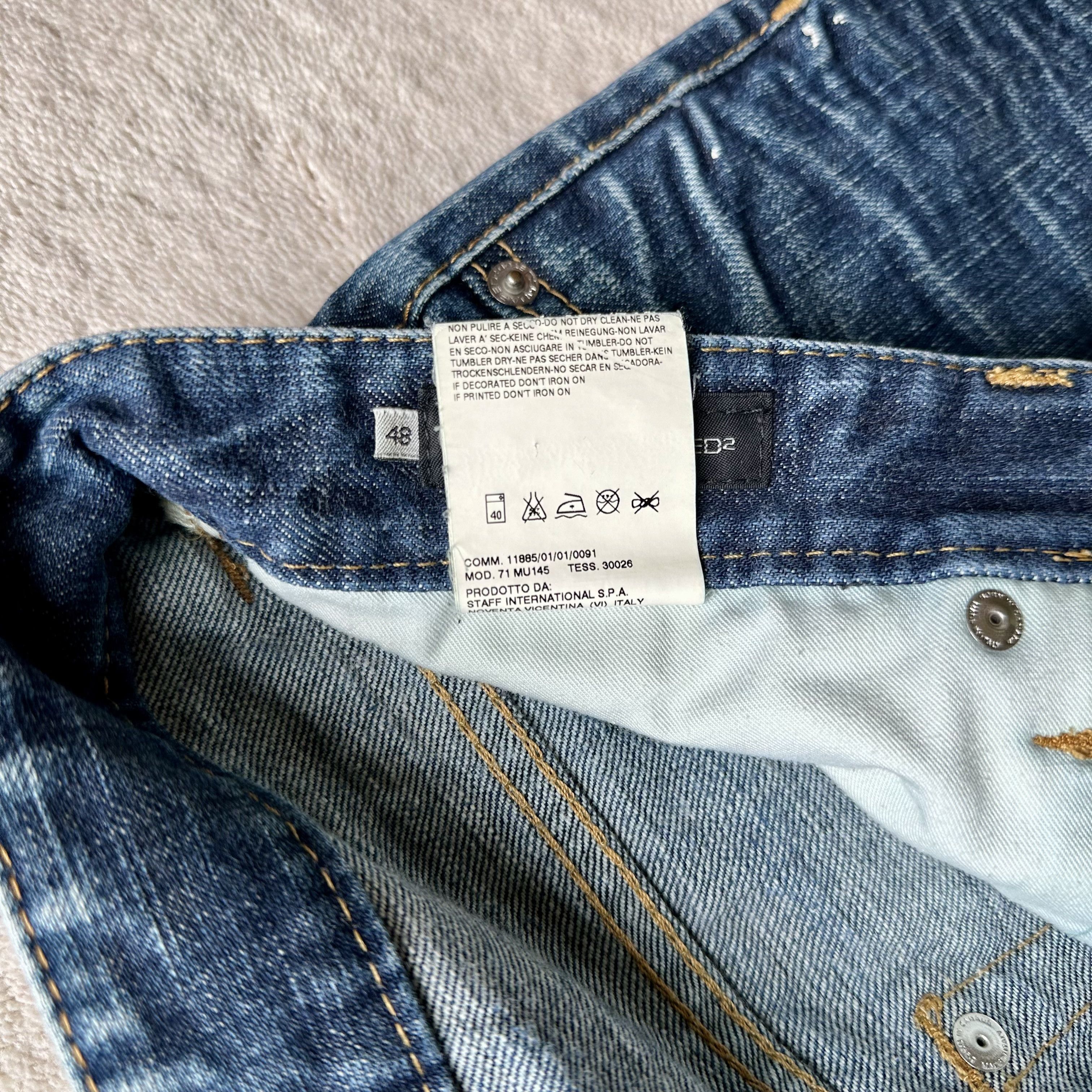 Dsquared2 DSQUARED2 Selvedge Denim LOGO Jean SHORTS Sz 48 EUR | 32 US Size US 32 / EU 48 - 12 Thumbnail