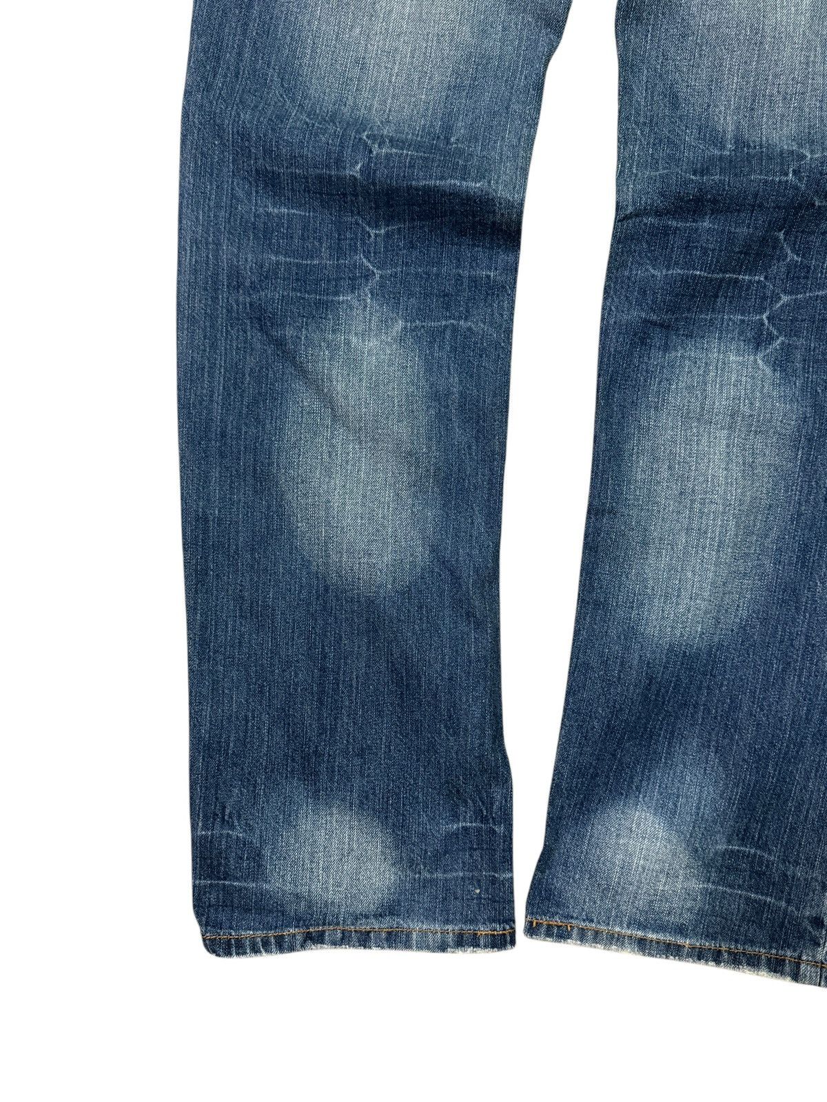 Hysteric Glamour BLUE MOON BLUE DOUBLE WAIST COLOURFUL EMBROIDERY DENIM Size US 29 - 15 Thumbnail