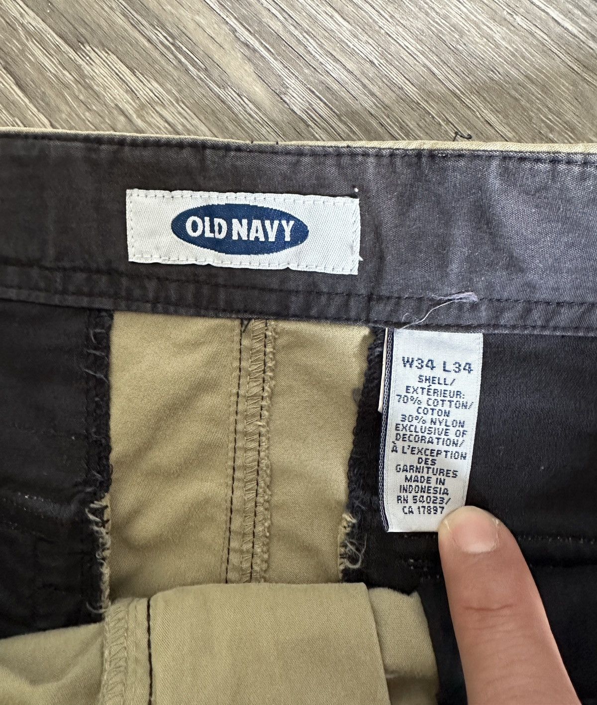 Old Navy × Vintage 2002 Y2K Style Old Navy Tactical Cargos Size US 34 / EU 50 - 3 Thumbnail