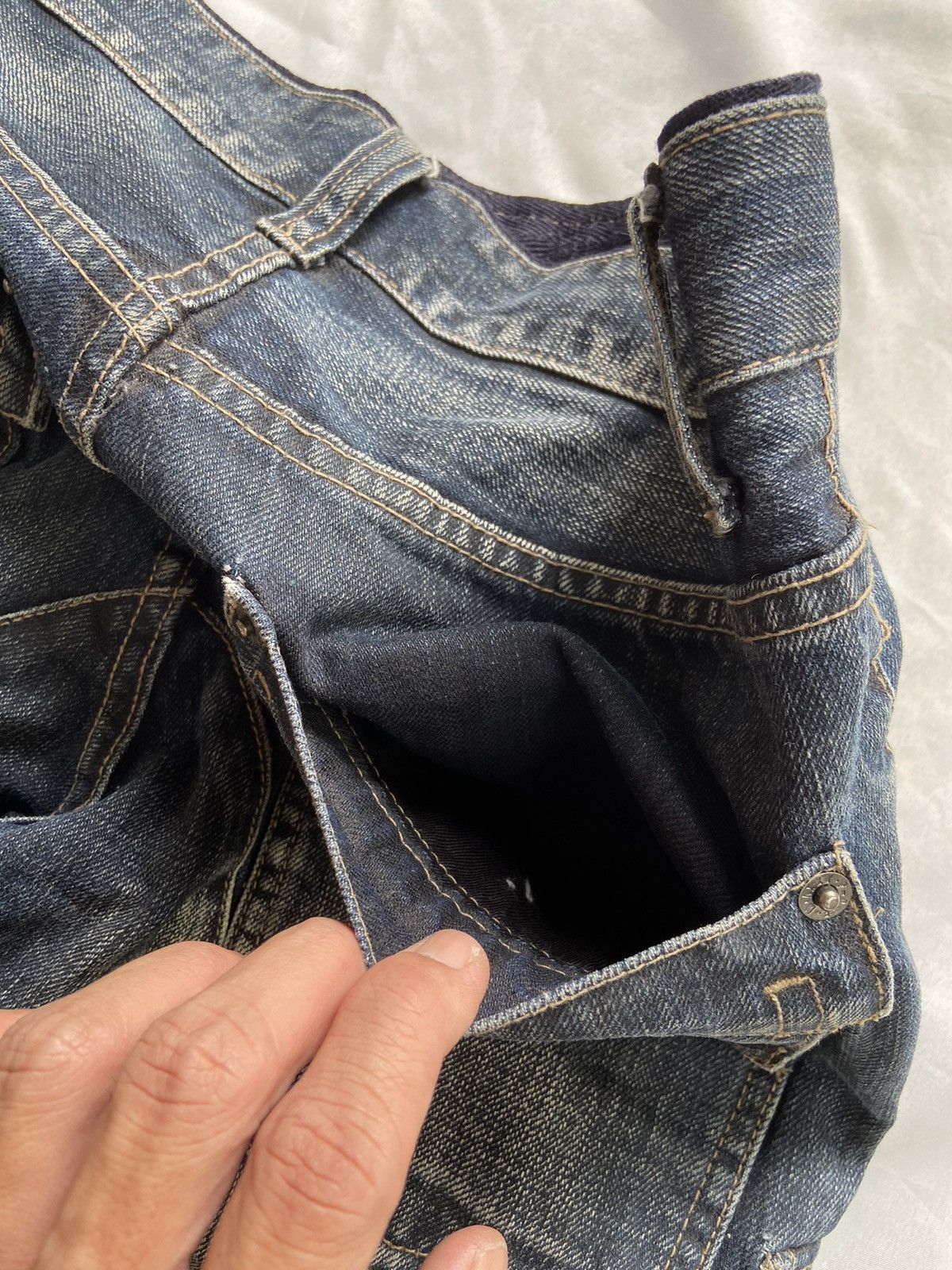 PPFM PPFM PUNK MULTI ZIPPER ARCHIVE DENIM PANTS Size US 31 - 19 Thumbnail