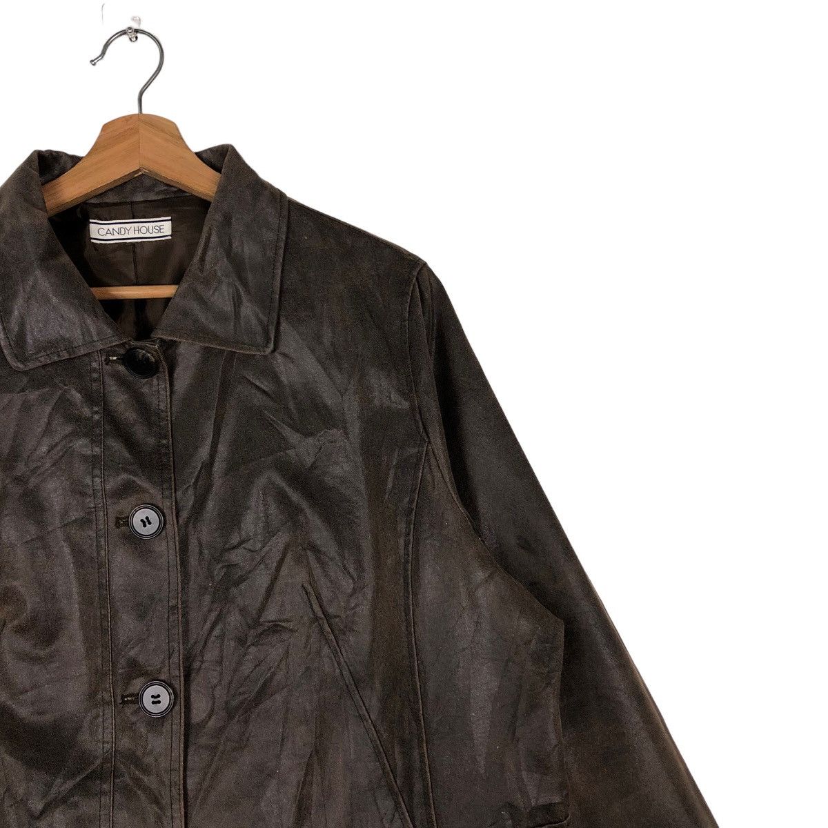 Hysteric Glamour 🔥Vintage Leather Jacket Biker Candy House Japan Rare Design Size US M / EU 48-50 / 2 - 6 Thumbnail