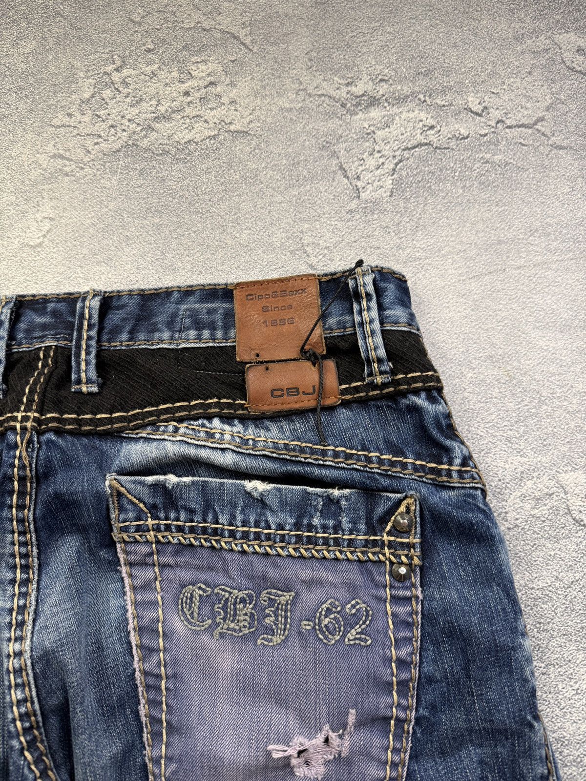 If Six Was Nine Y2K LGB Undercover Style Patchwork Denim Jeans Size US 32 / EU 48 - 12 Thumbnail