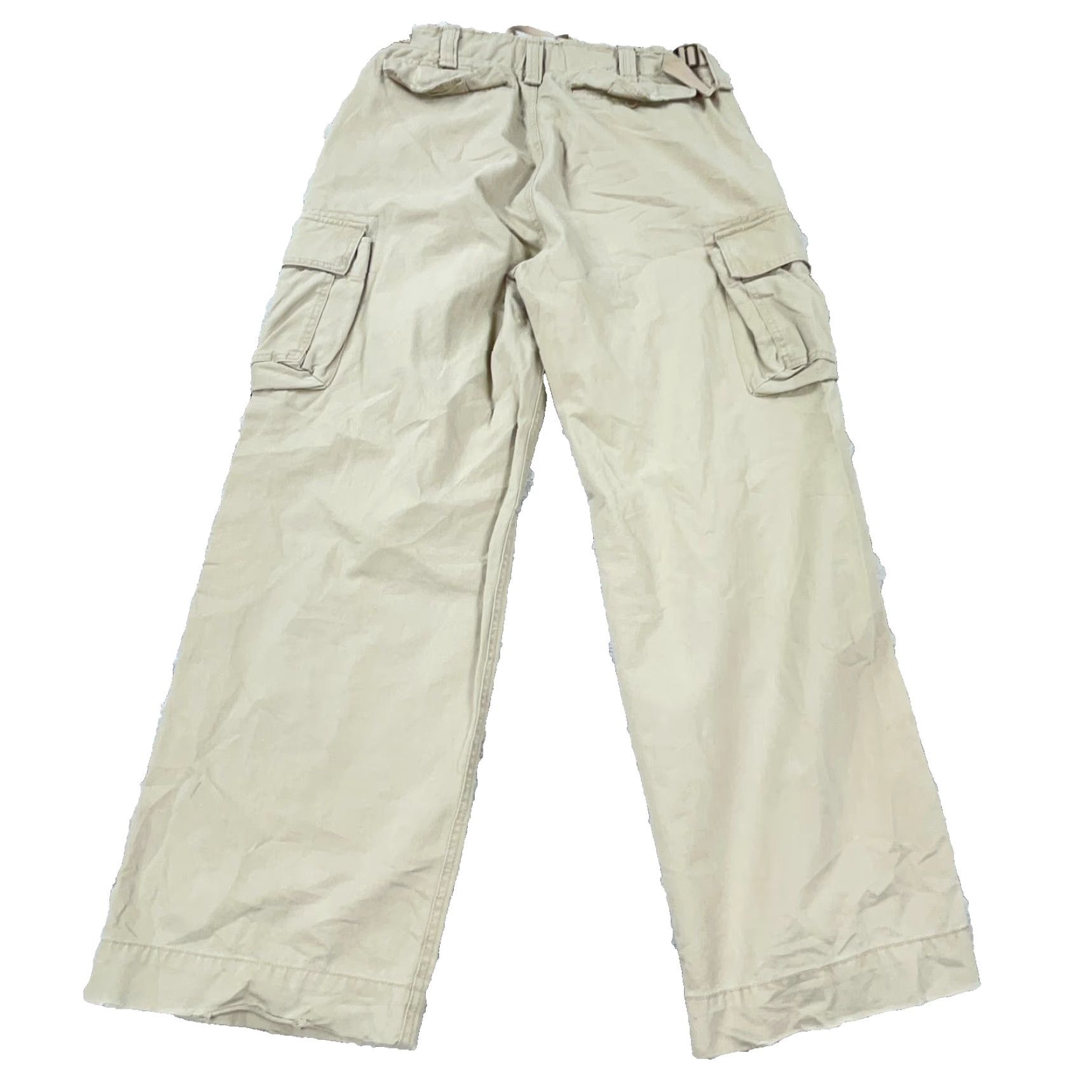 VINTAGE Trailer Cargo Pants Men 34x32 Wide Leg Canvas Baggy Y2K