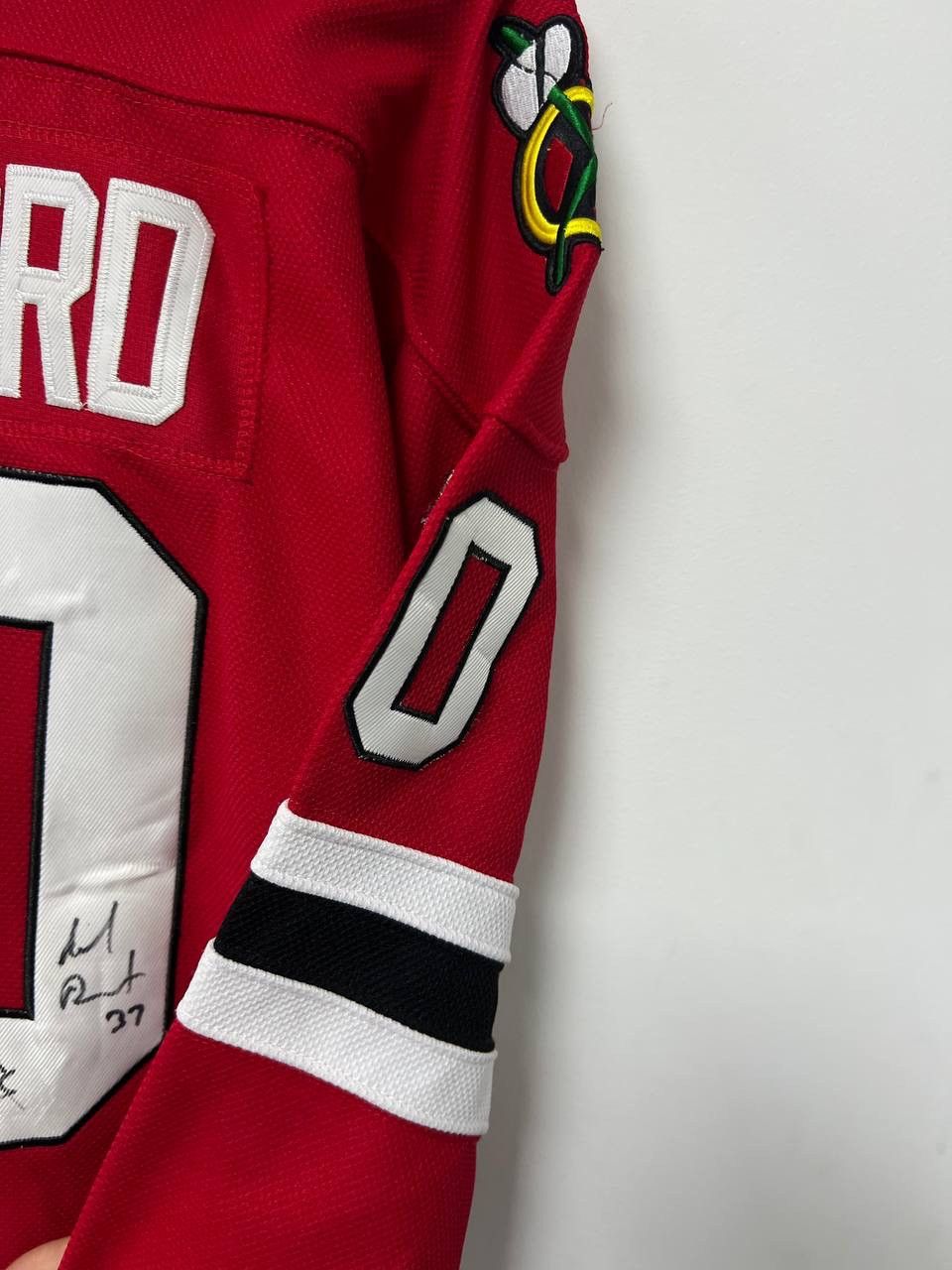 Reebok Chicago Blackhawks #50 Crawford Ice Hockey Jersey Kids L/XL Size US XXS / EU 40 - 10 Thumbnail