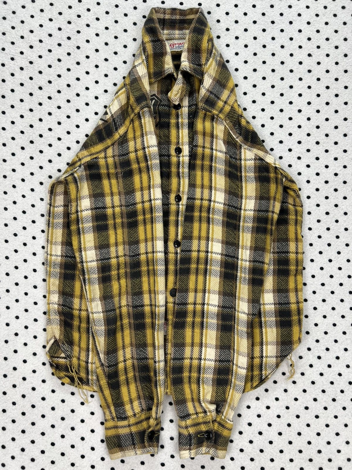 Japanese Brand Groovers by Borubic Plaid Flannel Shirt Size US XS / EU 42 / 0 - 5 Thumbnail