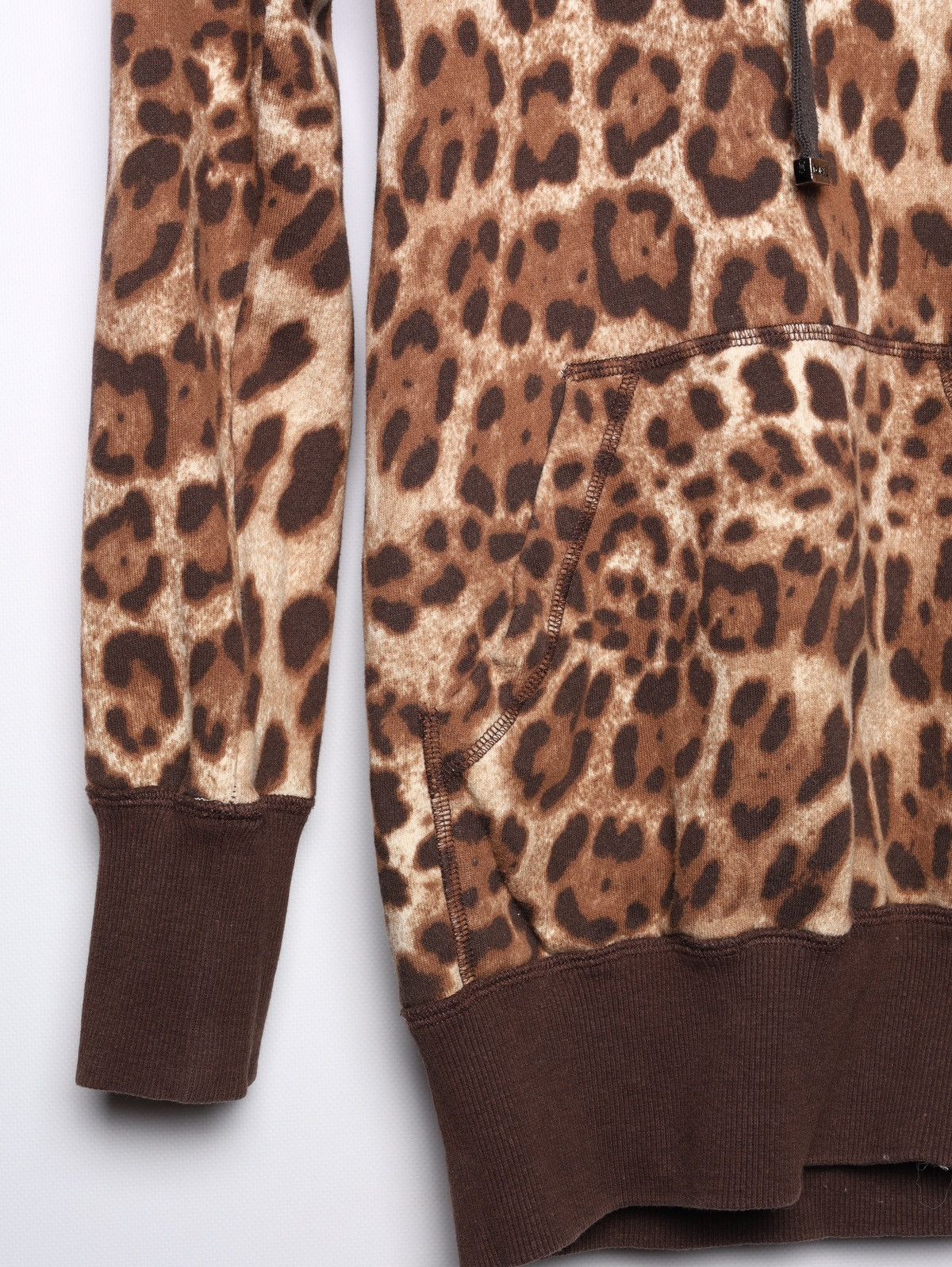 Dolce & Gabbana Dolce Gabbana Vintage Leopard Camo Printed Hoodie Size XS / US 0-2 / IT 36-38 - 9 Thumbnail