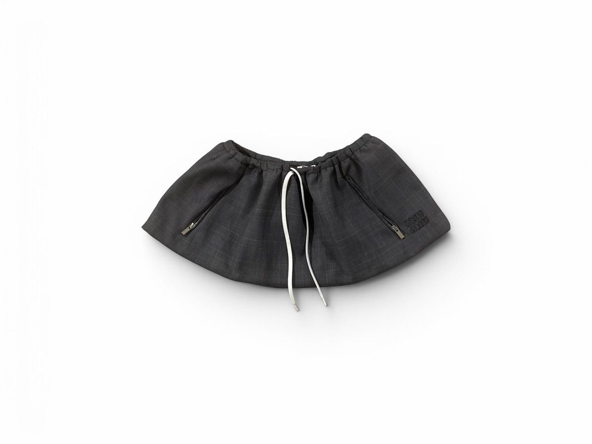 Miu Miu miu miu drawstring mini skirt Size 27" / US 4 / IT 40 - 1 Thumbnail