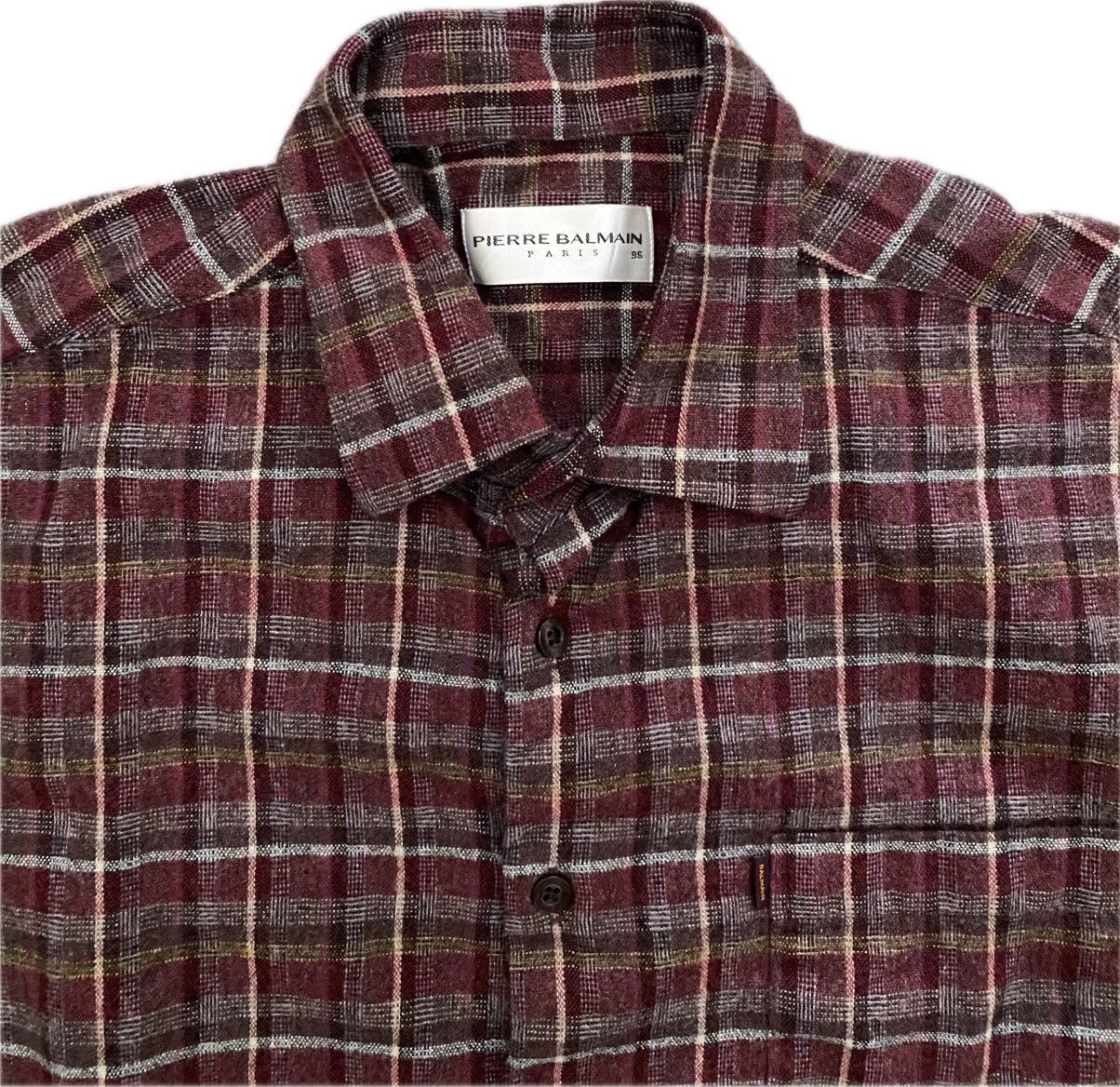 Pierre Balmain Pieree Balmain Flannel Shirt Size US M / EU 48-50 / 2 - 2 Thumbnail