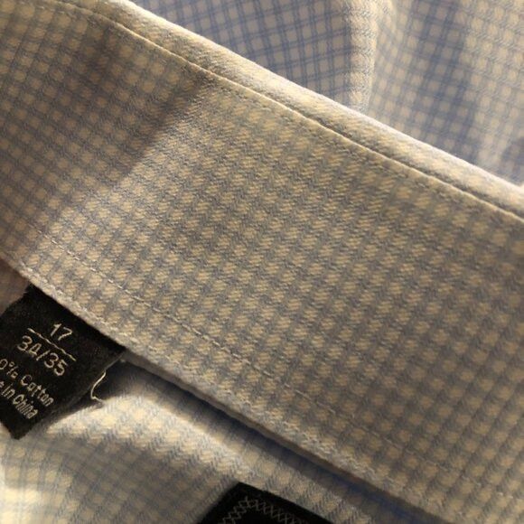 David Donahue David Donahue men's cotton dress shirt trim fit 17/34-35 Size US XL / EU 56 / 4 - 4 Thumbnail