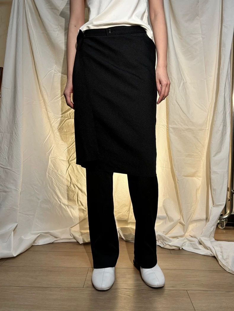 Yohji Yamamoto size 2 Fake two culottes pants