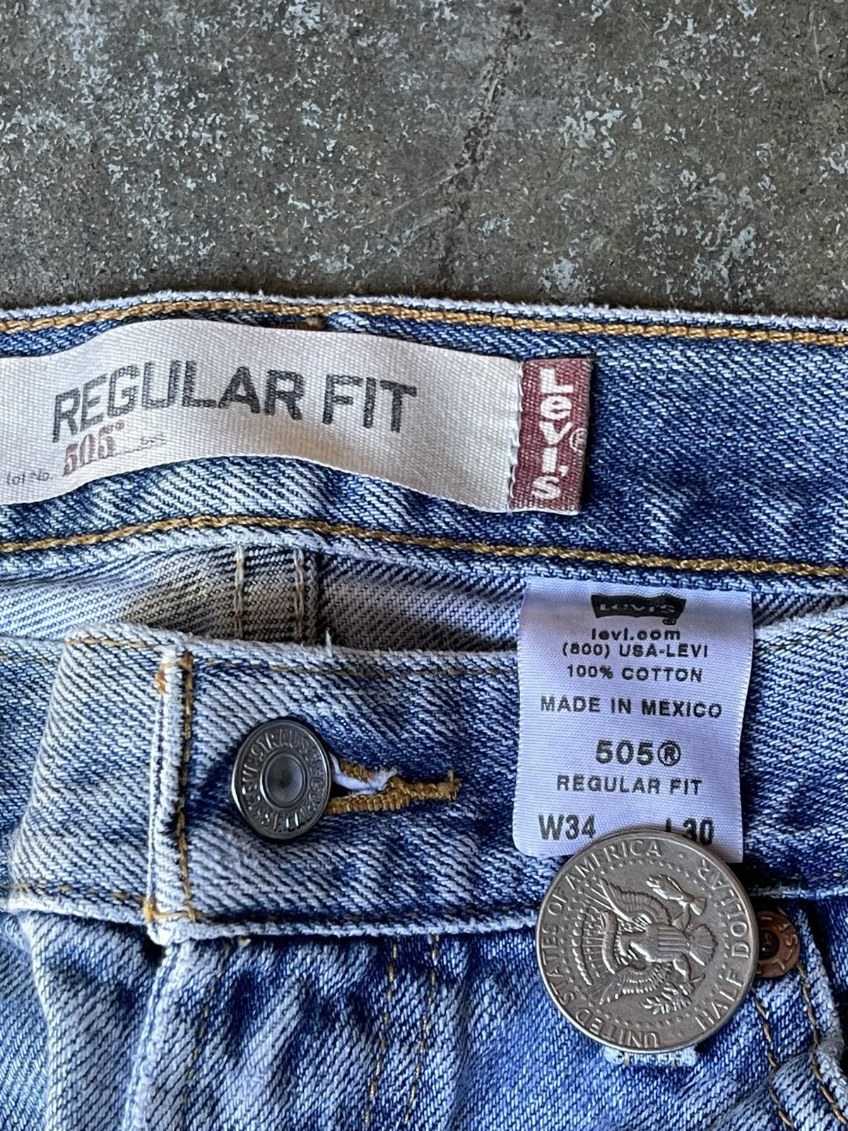 Levi's Levis 505s Denim Pants Size US 34 / EU 50 - 5 Thumbnail