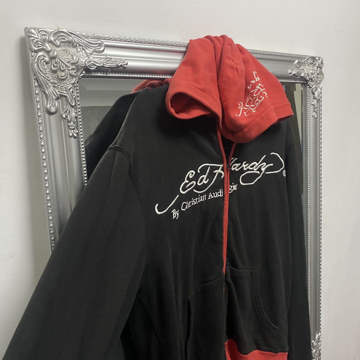 Ed Hardy Vintage Ed hardy Zip Hoodie Y2K By Christian Audigier Size US M / EU 48-50 / 2 - 8 Thumbnail