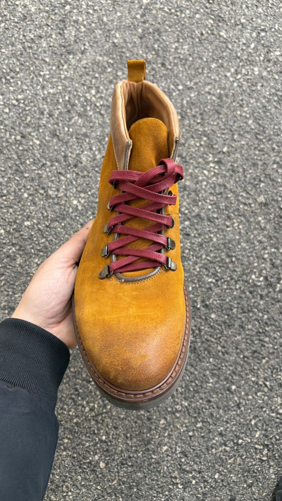 Other Ankle Boots Handmade in Italy - Luxury Ochre Leather Lining Size US 9.5 / EU 42-43 - 4 Thumbnail
