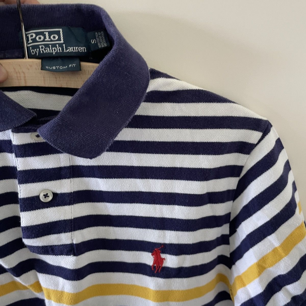 Polo Ralph Lauren Blue/White/Yellow Ralph Lauren Polo Size US S / EU 44-46 / 1 - 2 Thumbnail