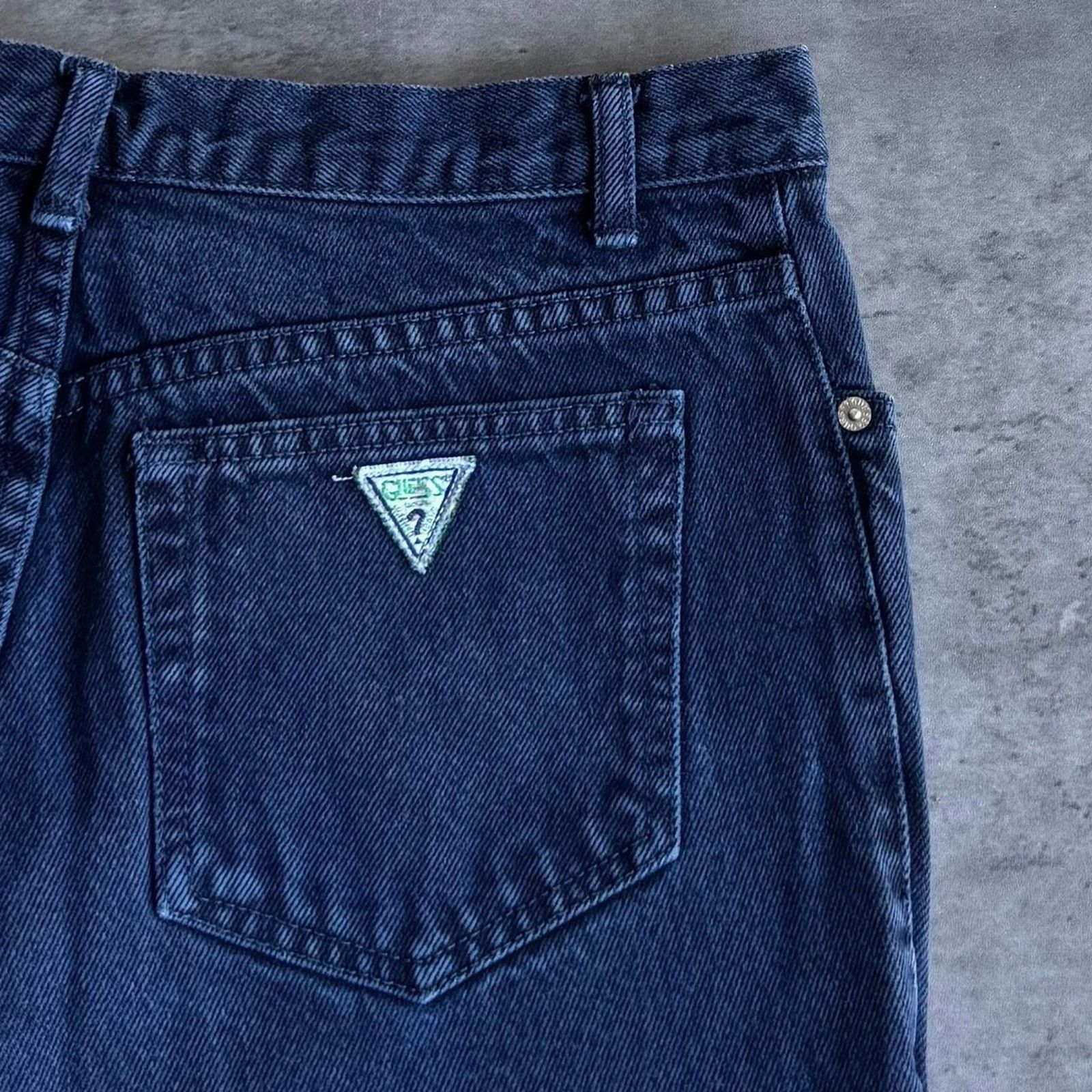 Guess × Vintage Vintage Y2K Guess Made In USA Embroidered Denim Jeans Size US 30 / EU 46 - 3 Thumbnail