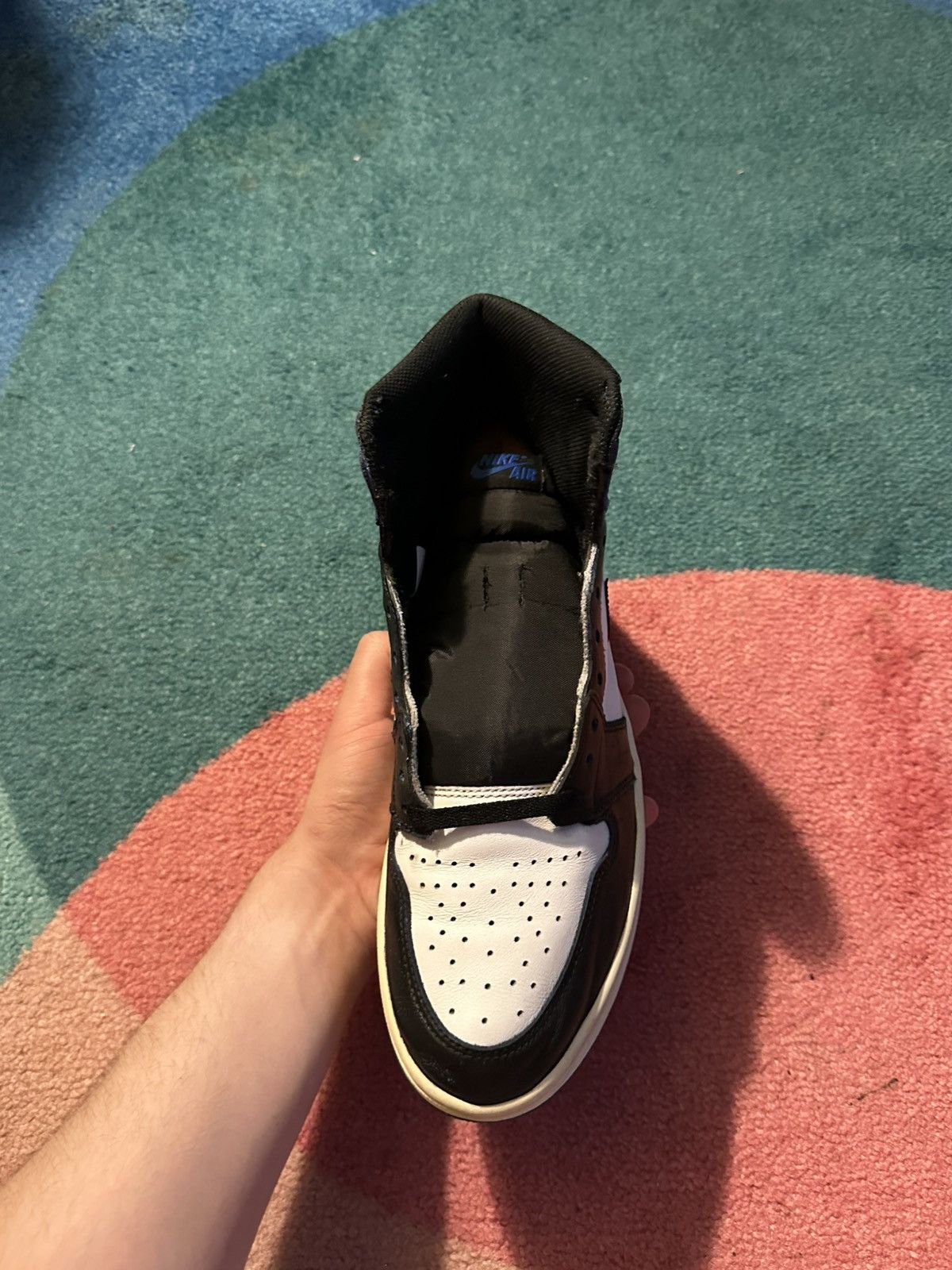 Jordan Brand Air Jordan 1 Retro High Game Royal Fragment Custom Size US 11.5 / EU 44-45 - 8 Thumbnail