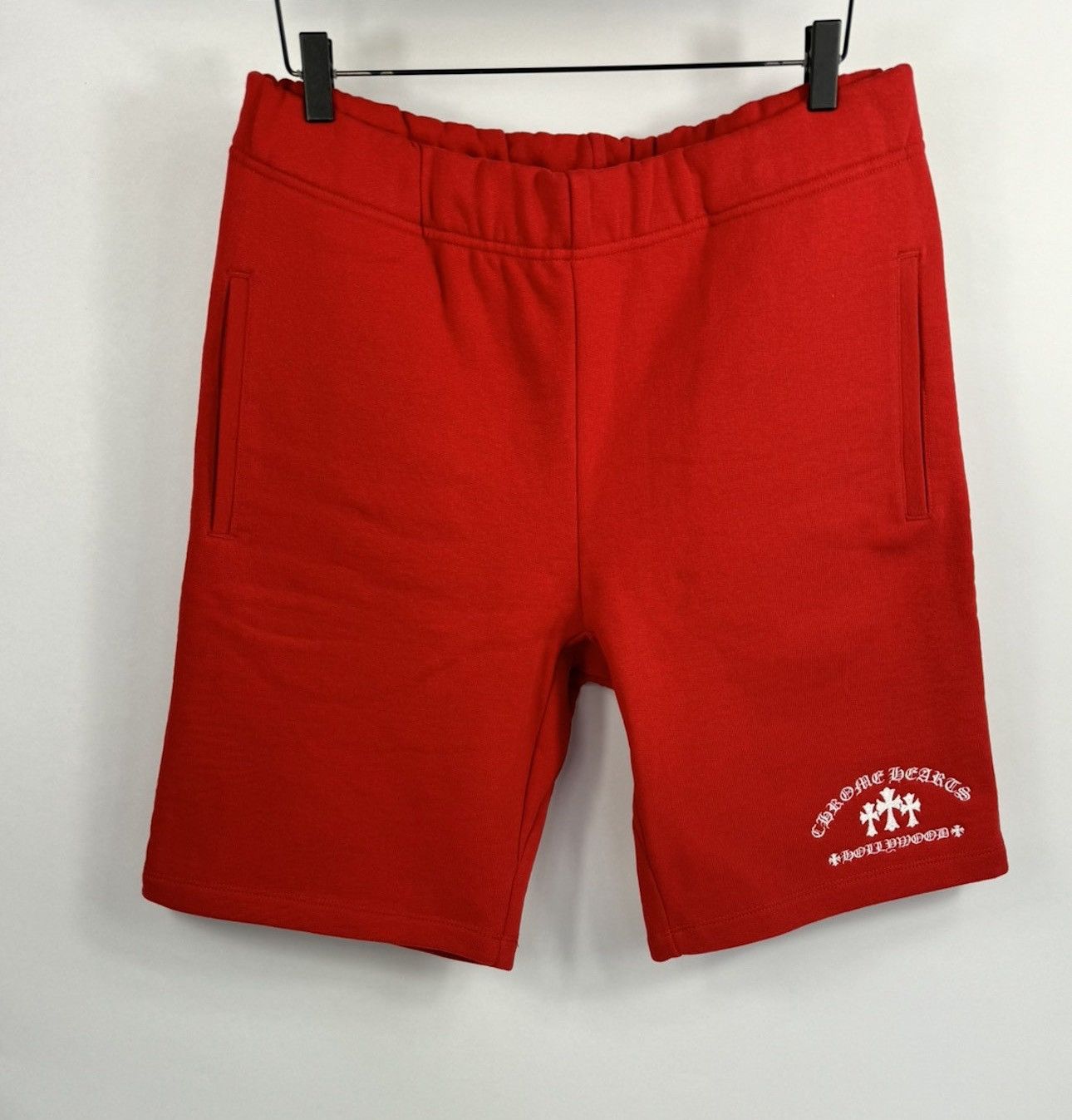 Chrome Hearts LOGO EMBROIDERED SILVER PLACK SHORTS Size US 34 / EU 50 - 1 Thumbnail